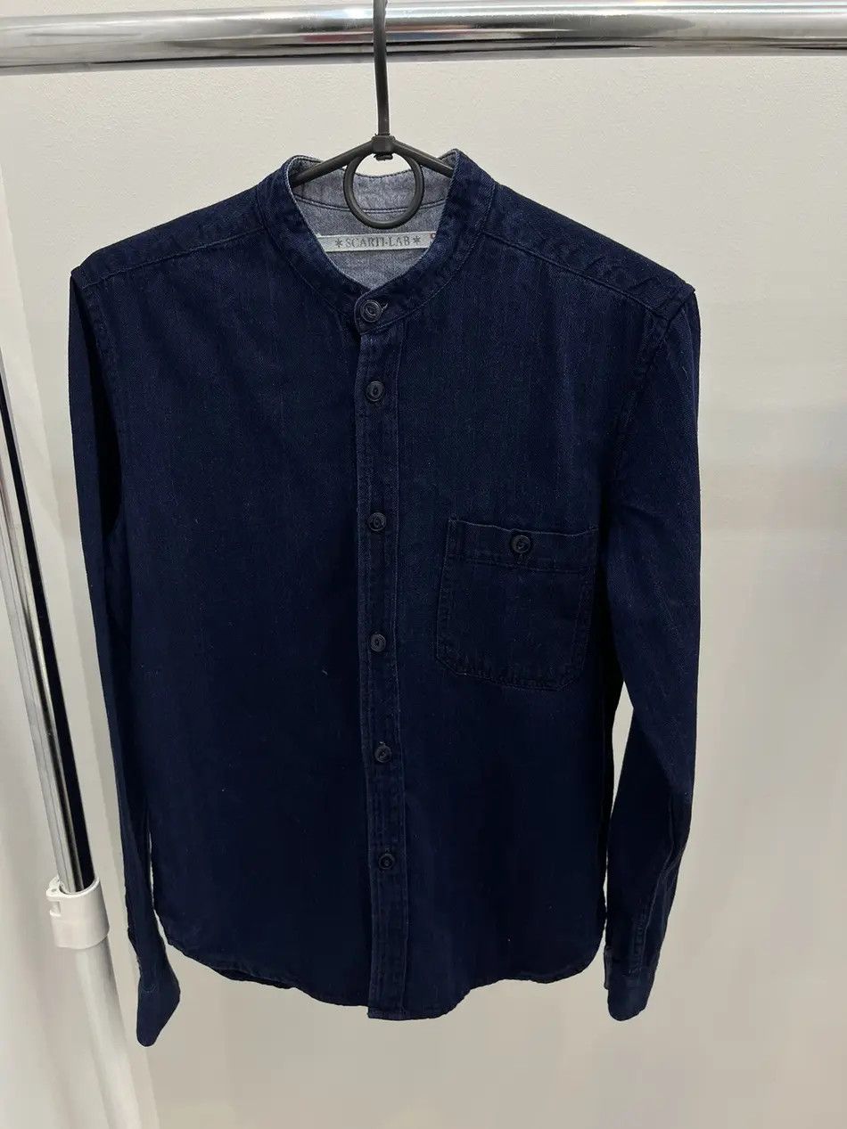 Scarti-Lab Scarti-Lab Denim Button Up Shirt Size US S / EU 44-46 / 1 - 1 Thumbnail