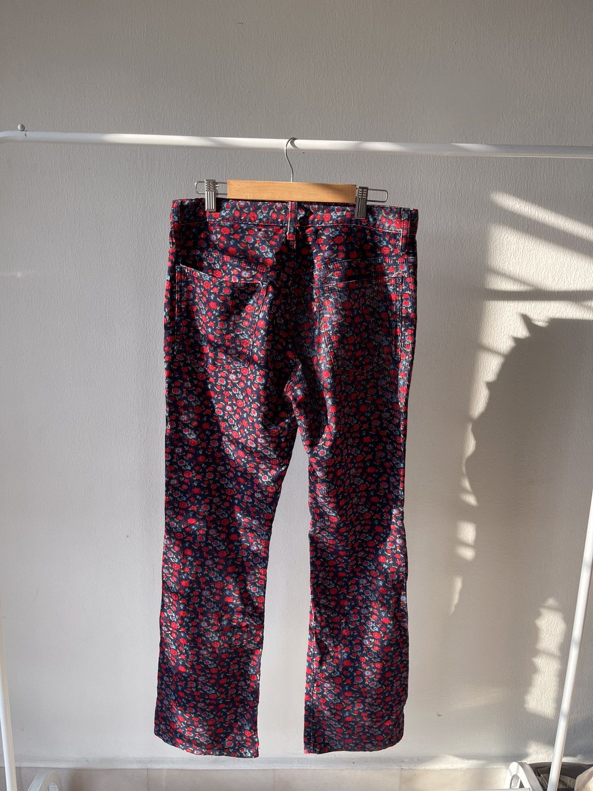 Comme des Garcons Homme Plus × Junya Watanabe × Levi's AD2002 Junya Watanabe X Levis Floral Conduray Flare Pants Size US 31 - 7 Thumbnail