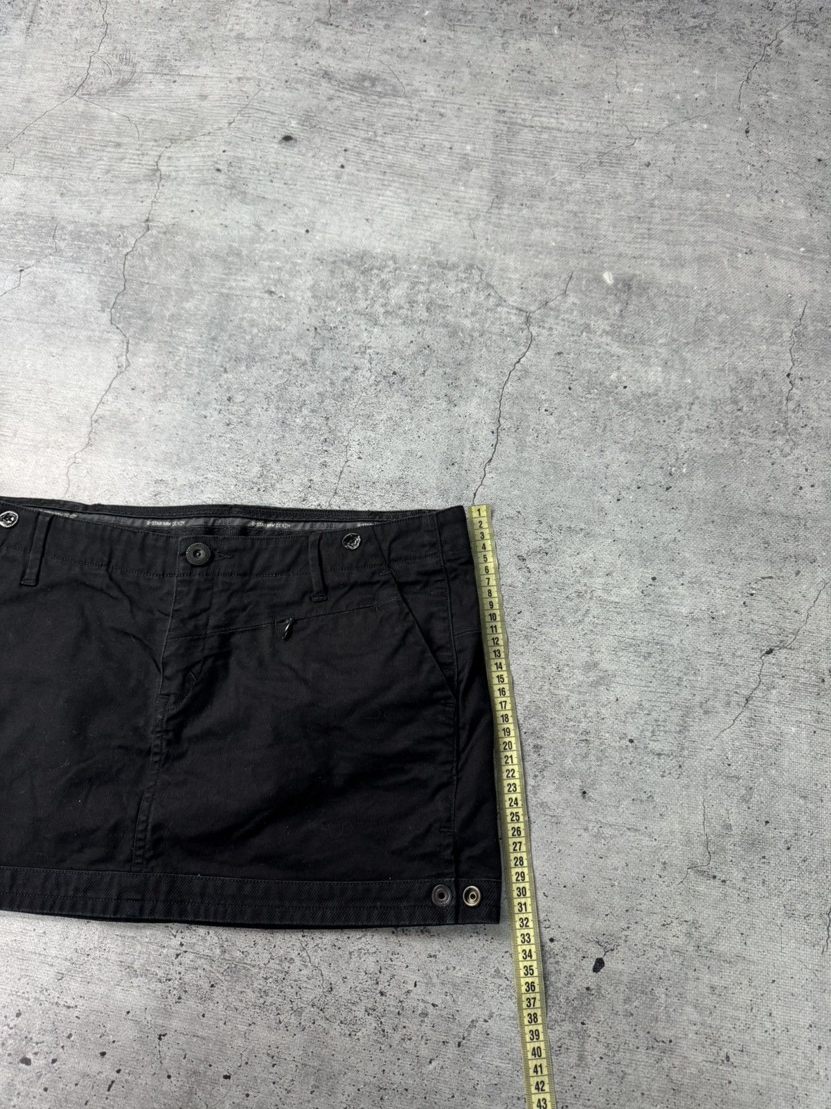 G-Star Vintage Y2K style G-Star Japanese skirt black streetwear Size 29" - 4 Thumbnail