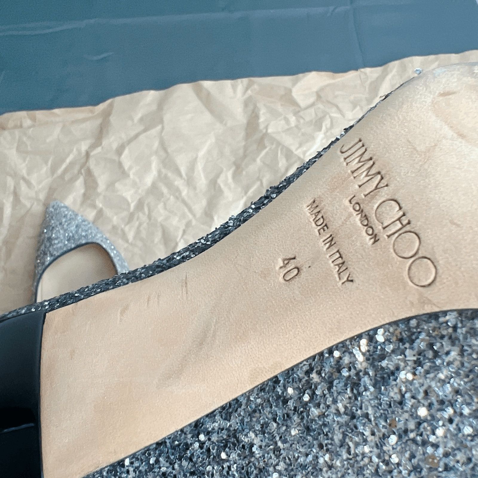 Jimmy Choo Jimmy Choo Romy Degrade Glitter 85mm Pump Retail $595 Size US 10 / IT 40 - 10 Thumbnail