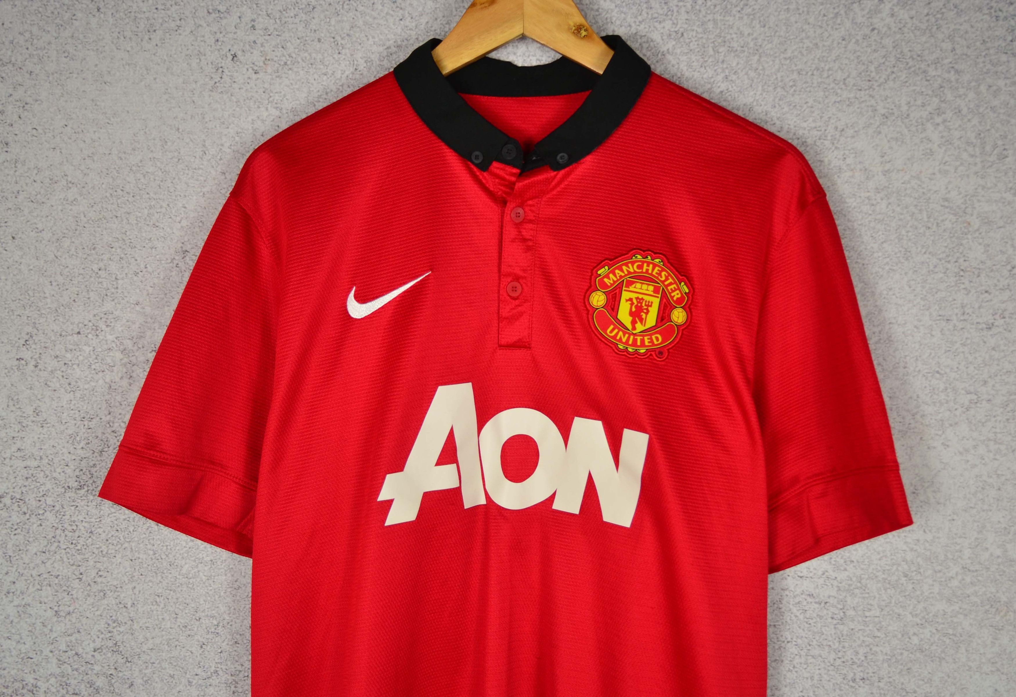 Nike Manchester United FC 2013 2014 Home Jersey Nike T-shirt Size US L / EU 52-54 / 3 - 2 Thumbnail