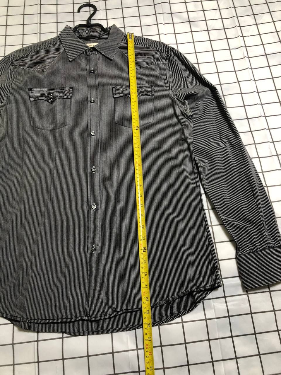 Diesel Vintage Diesel quilted contrast logo shirt japan style Size US XL / EU 56 / 4 - 3 Thumbnail