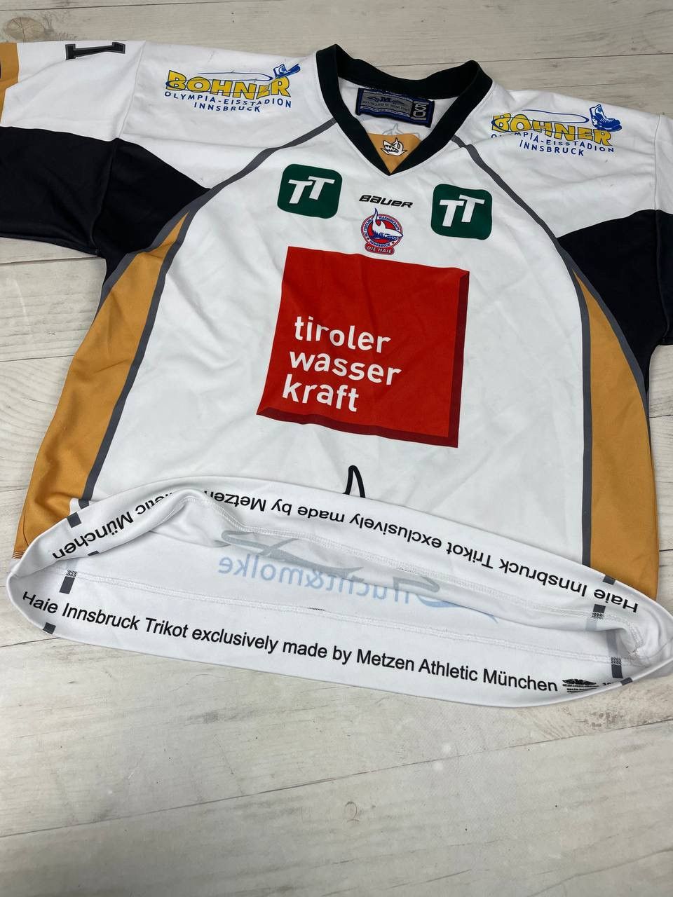 NHL Vintage Tiroler Wasserkraft Innsbruck Hockey NHL Jersey Size US M / EU 48-50 / 2 - 12 Thumbnail