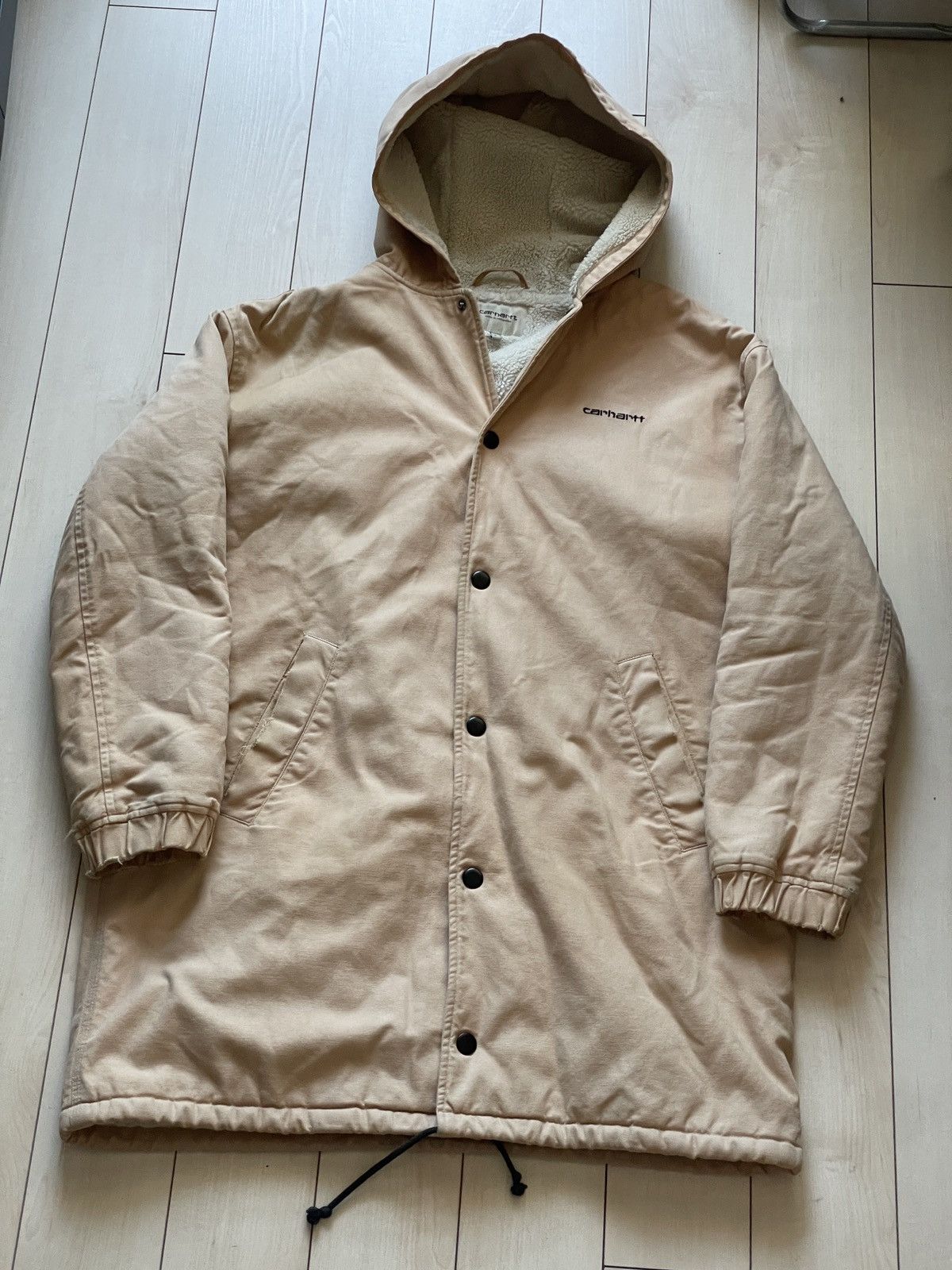 Carhartt Carhartt WIP Active Hooded Script Coach Jacket Size US S / EU 44-46 / 1 - 2 Thumbnail