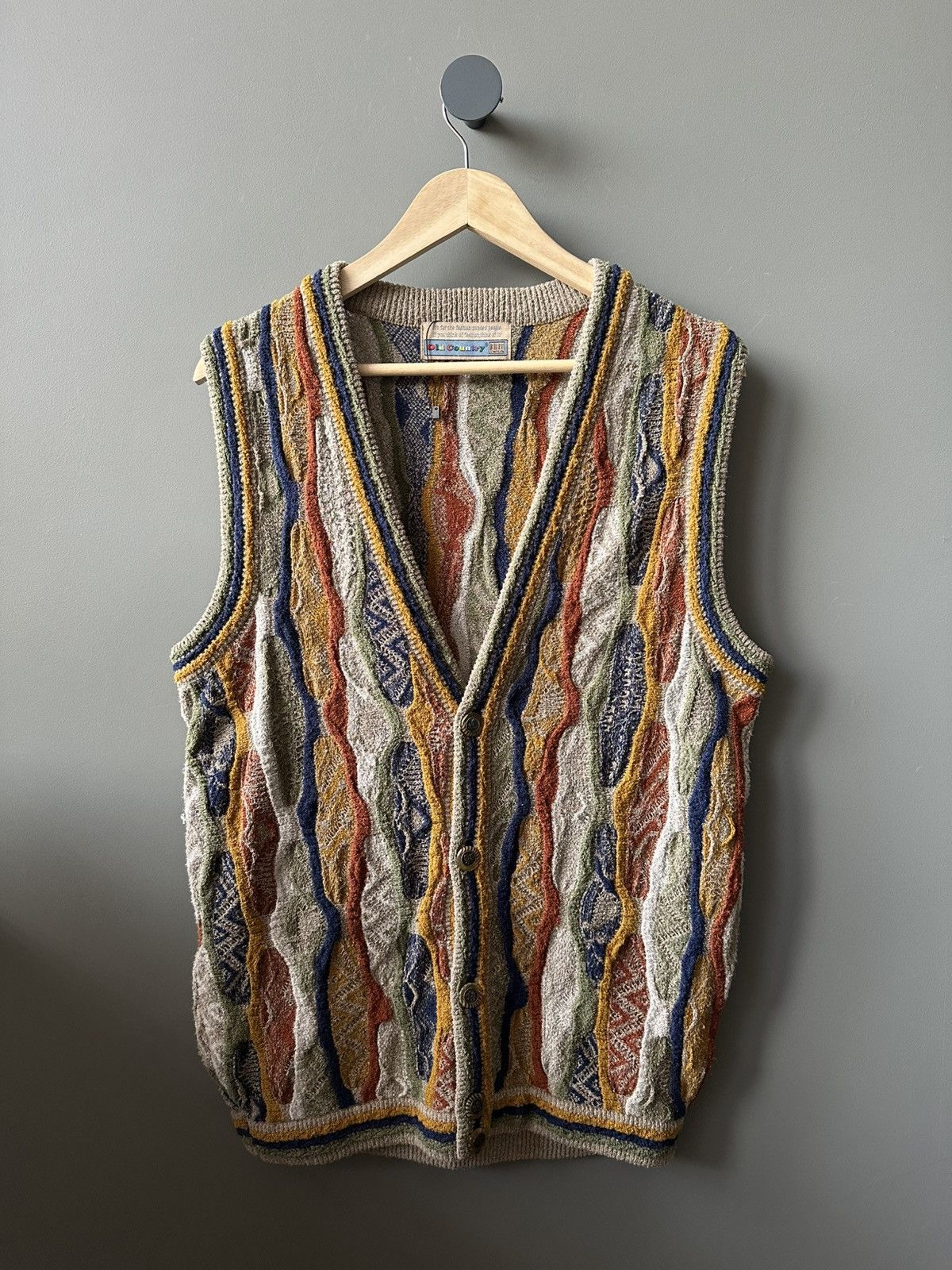 Vintage Old Country Sweater Vest Size US L / EU 52-54 / 3 - 1 Thumbnail