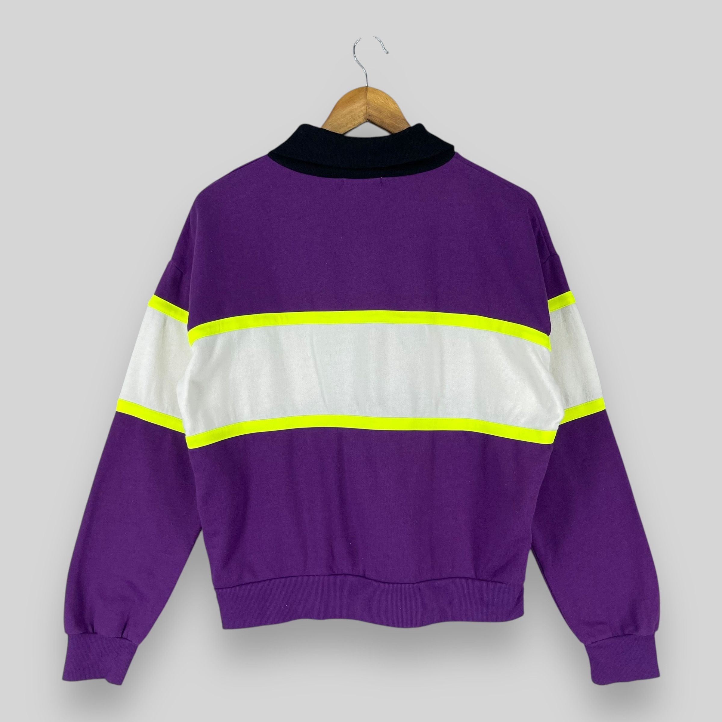 Michiko Koshino London Vintage Y2K MICHIKO LONDON Spellout Half Zipper Sweater Size US M / EU 48-50 / 2 - 6 Thumbnail