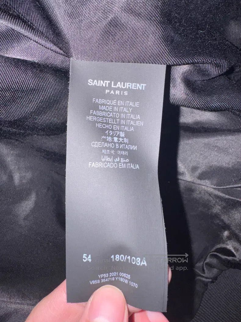 Saint Laurent Paris Saint Laurent Paris Black and White Baseball Jersey Size US L / EU 52-54 / 3 - 6 Thumbnail