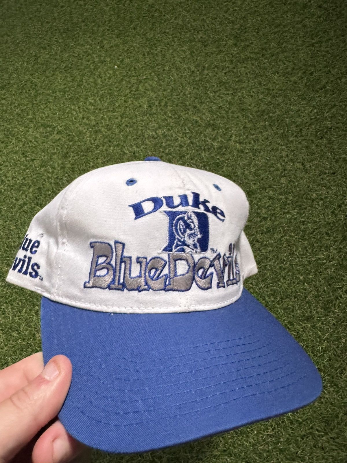 Vintage Vintage Duke blue Devil snapback hat Size ONE SIZE - 1 Thumbnail