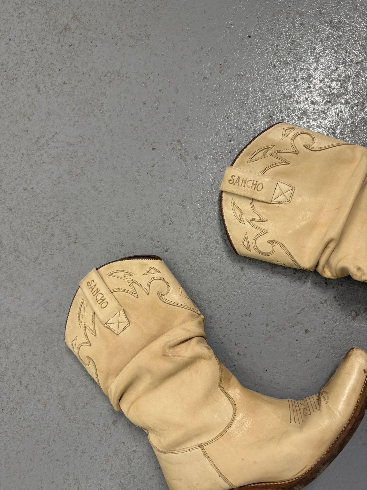 Sancho Boots Sancho Waved Cowboy Y2K Streetwear Boots Size US 7 / IT 37 - 7 Thumbnail
