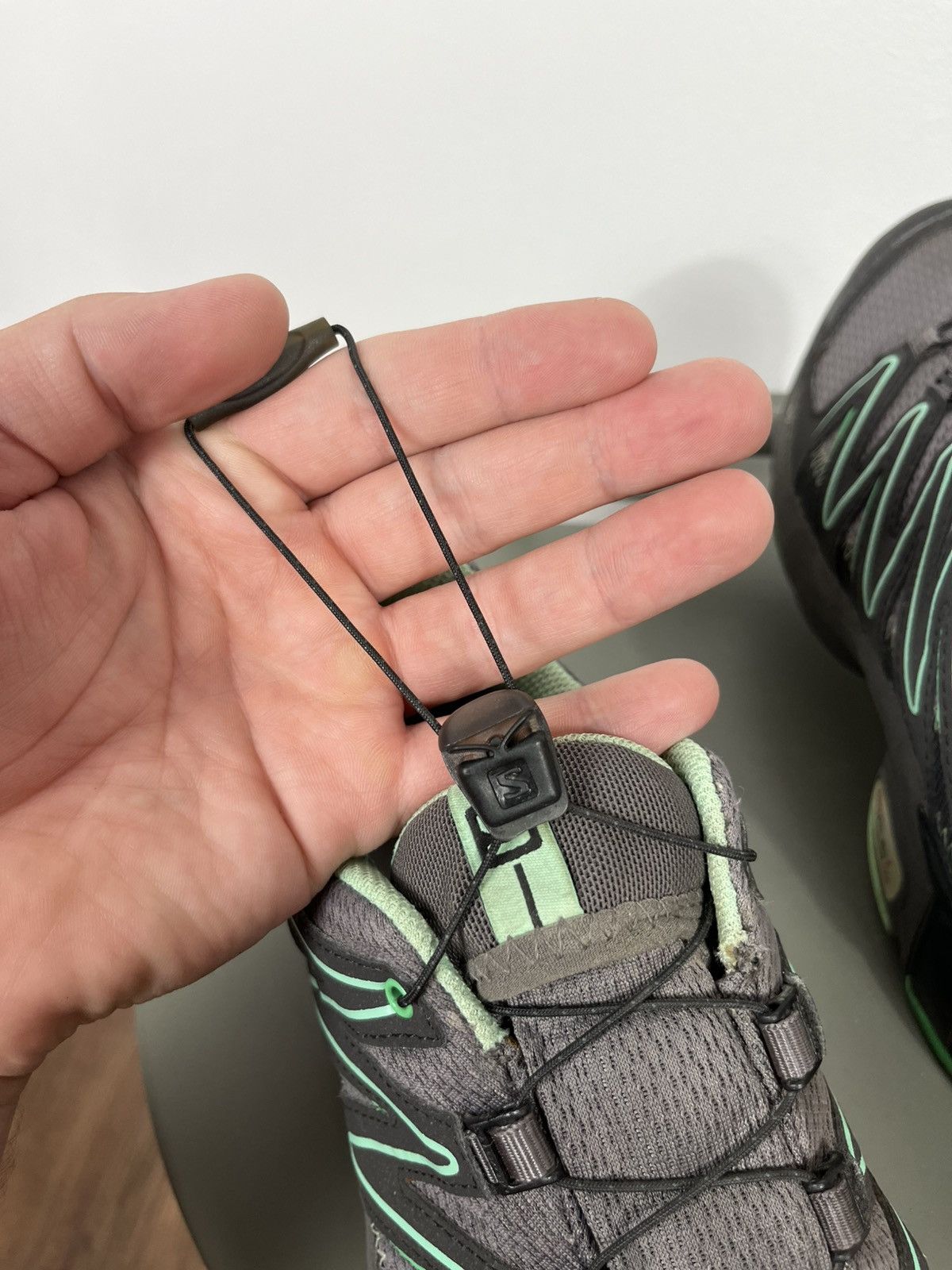 Salomon Salomon ACS Lite GTX Gore-Tex Trail Running Shoes Grey Green Size US 6.5 / IT 36.5 - 13 Thumbnail