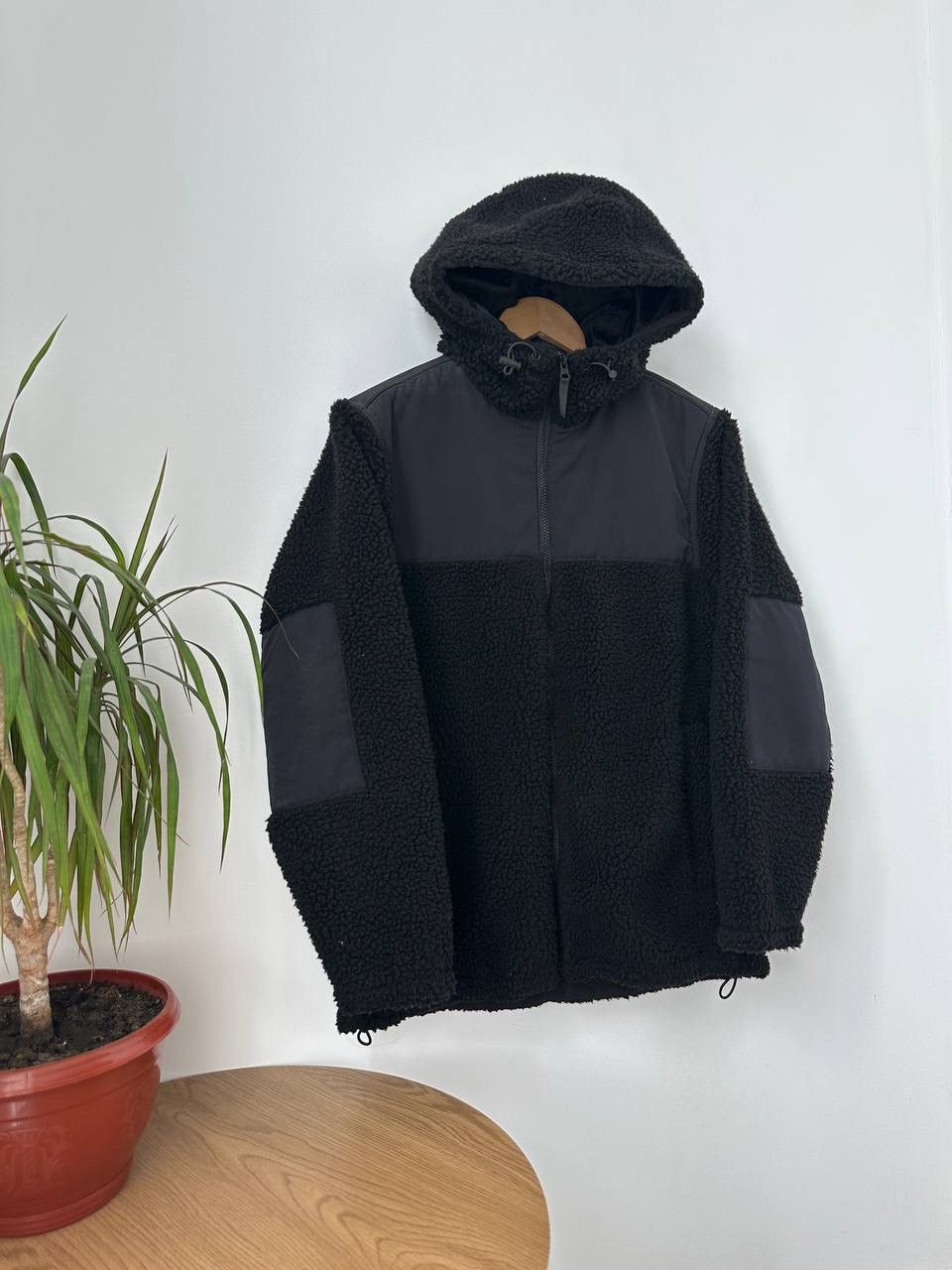 Japanese Brand × Vintage Vintage Teddy Black Fleece Faux Fur Stussy Style Jacket Size US M / EU 48-50 / 2 - 2 Thumbnail