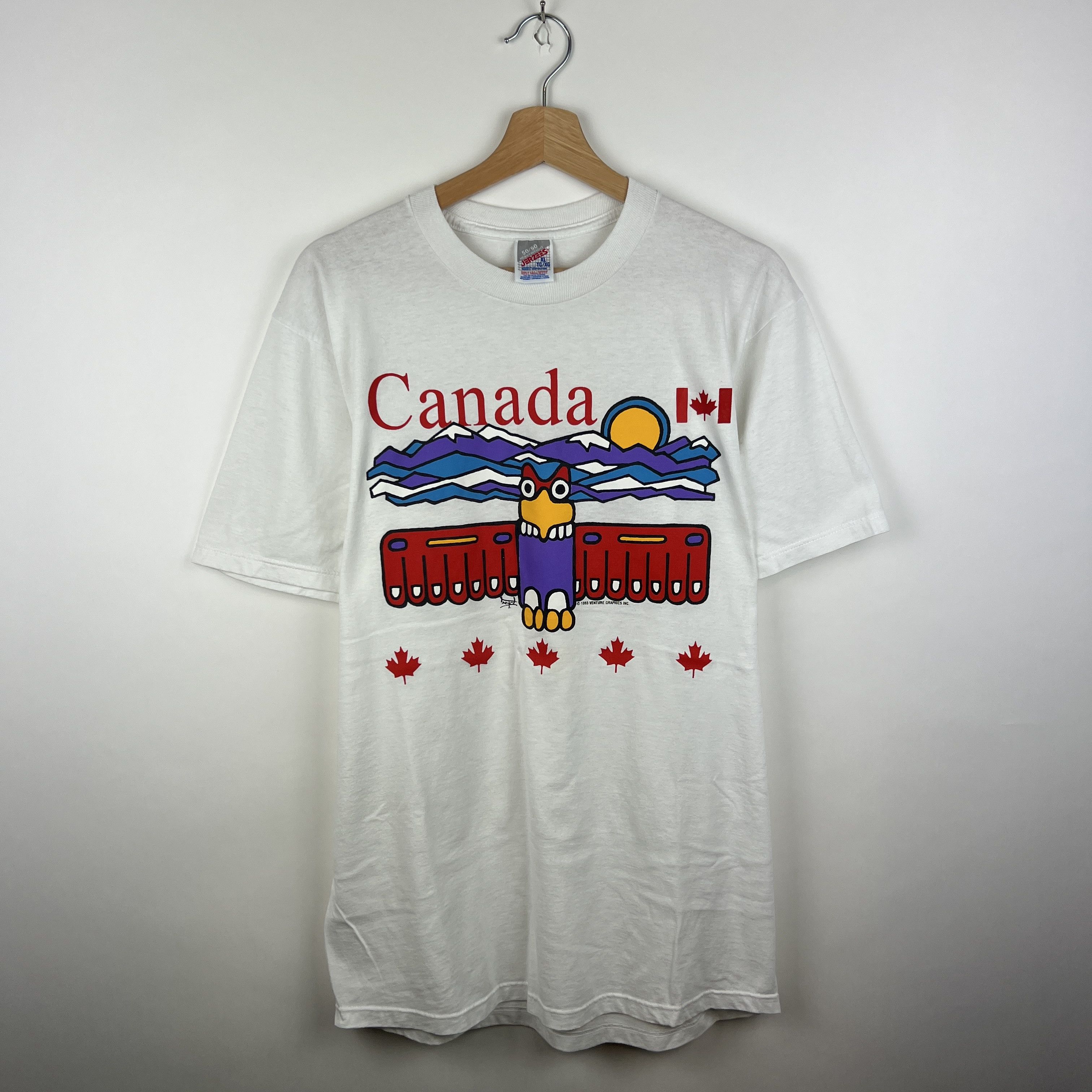 Other Vintage 1993 Canada Graphic T-Shirt Made in USA Size US L / EU 52-54 / 3 - 1 Thumbnail