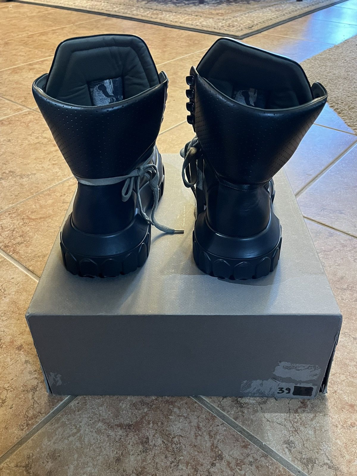 Rick Owens rick owen mainline tractor dunk boot Size US 6 / EU 39 - 6 Thumbnail