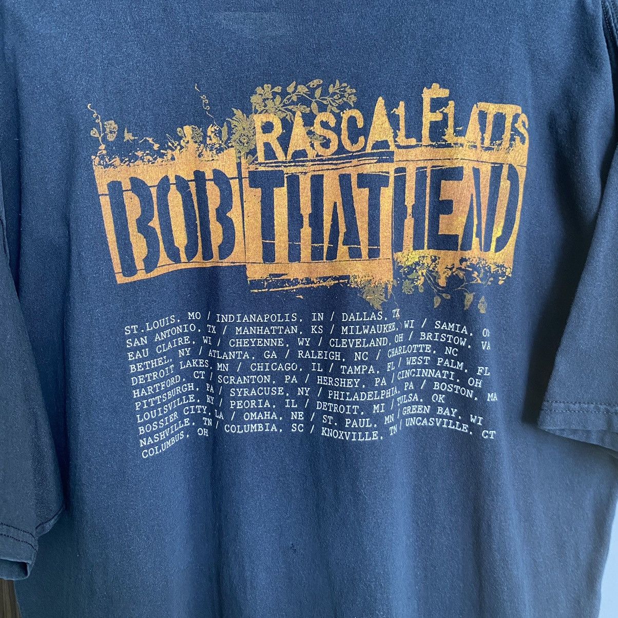 Band Tees Thrashed Faded Vintage Y2K Rascal Flatts ERD GRUNGE TEE Size US XL / EU 56 / 4 - 4 Thumbnail