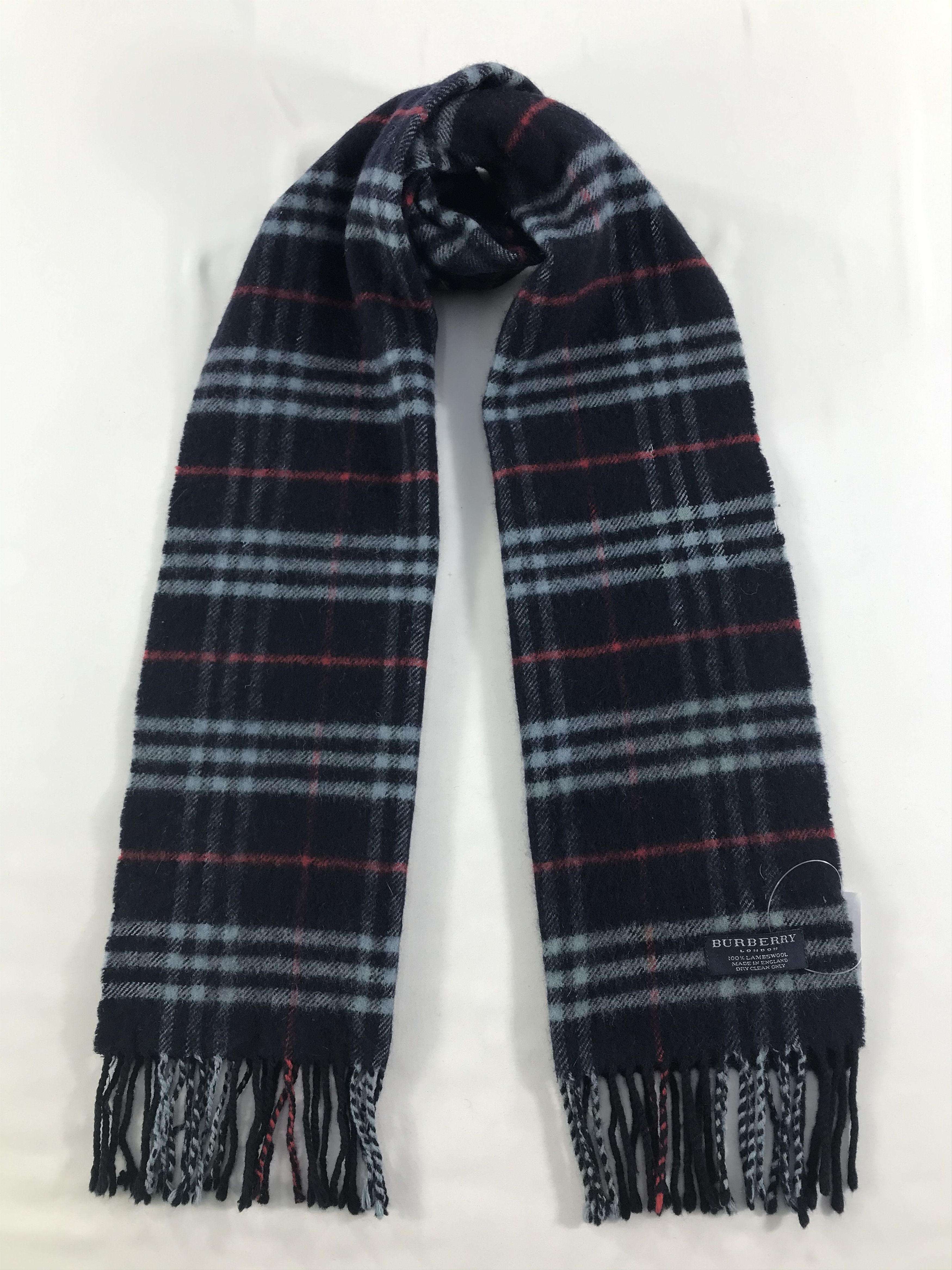 Burberry × Vintage Burberry Scarf / Muffler / Neckwear - WW2659 Size ONE SIZE - 1 Thumbnail