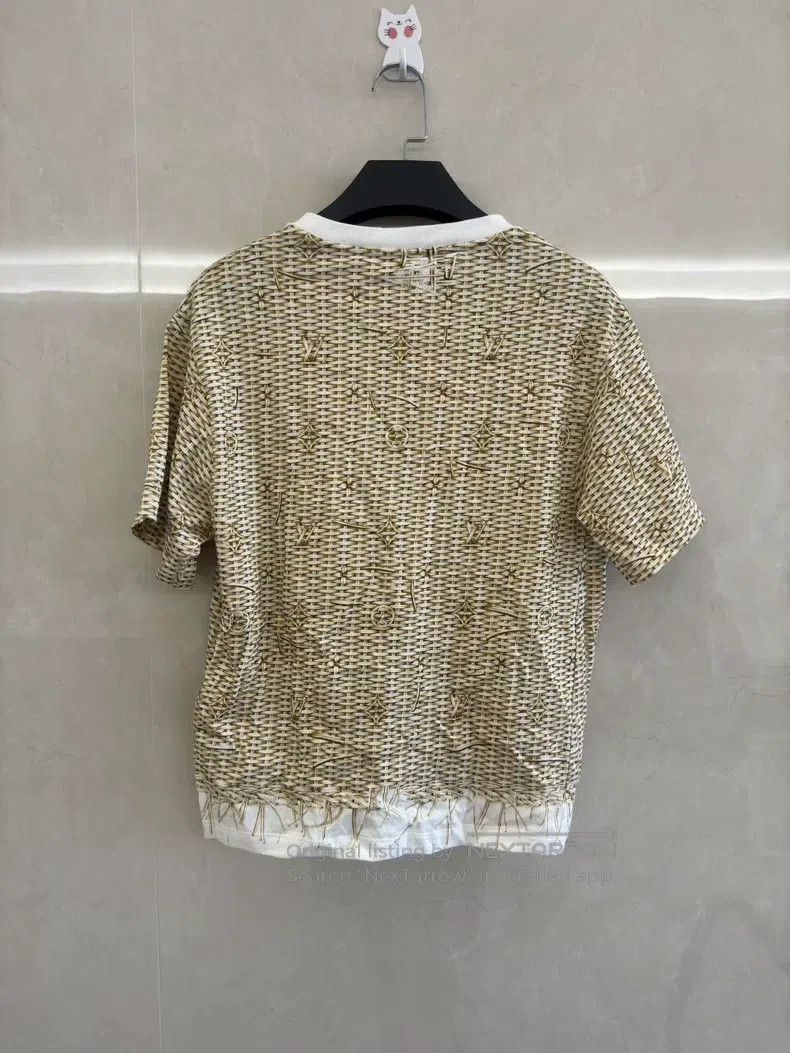 Louis Vuitton Louis Vuitton By the Pool Lafite Tie Crew Neck Short Sleev Size S / US 4 / IT 40 - 2 Thumbnail