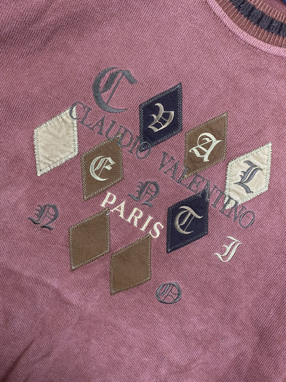 Japanese Brand Vintage Claudio Valentino Paris Crewneck Sweatshirt Size US M / EU 48-50 / 2 - 6 Thumbnail