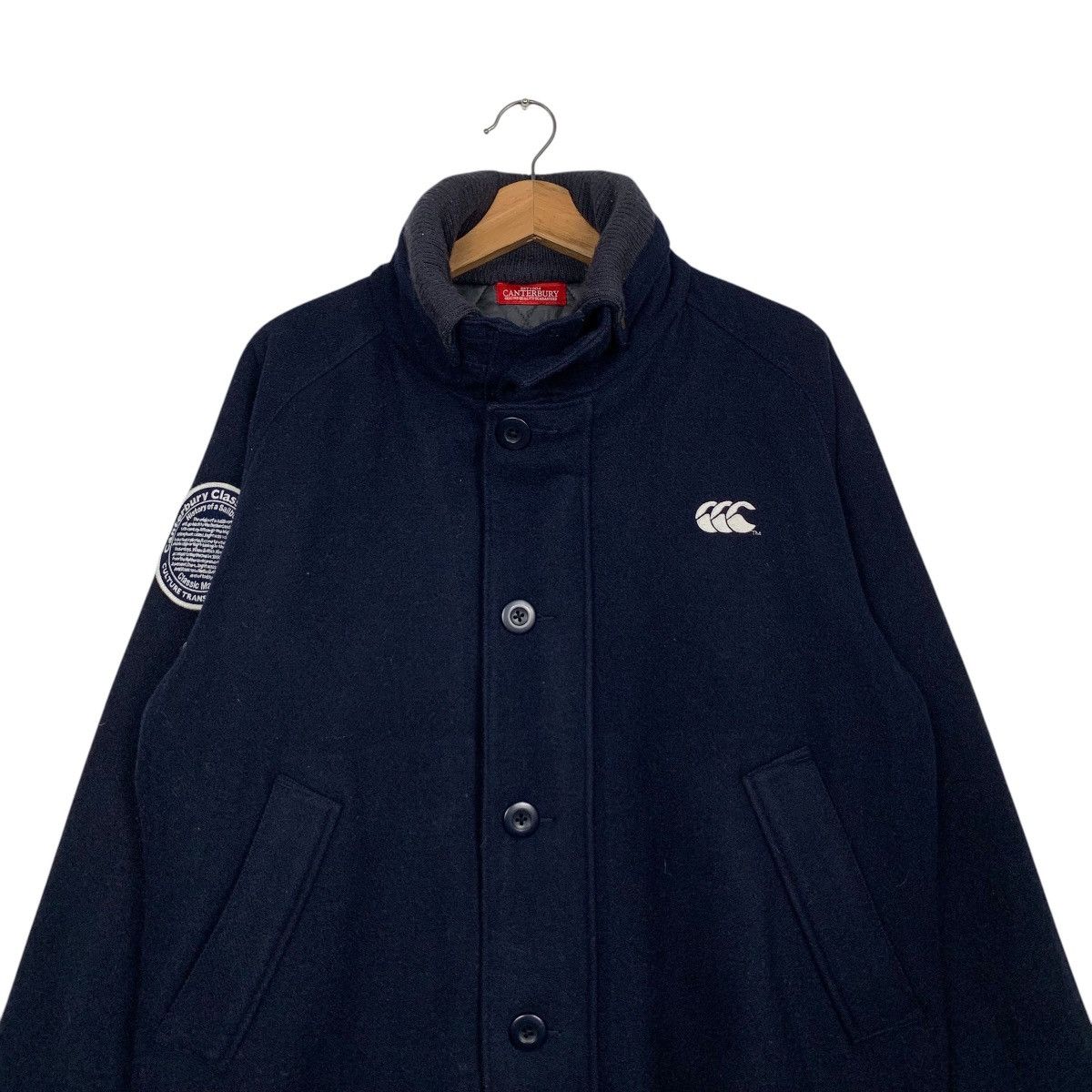 Canterbury of New Zealand CANTERBURY Small Logo Turtleneck Jacket #2677-C120 Size US M / EU 48-50 / 2 - 2 Thumbnail