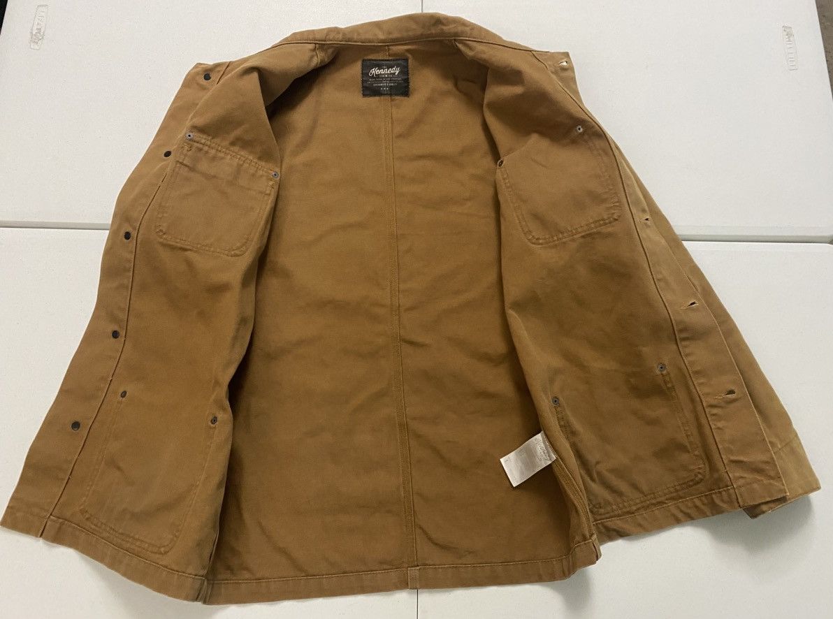 Other Kennedy Denim Co LA Brown 13oz Duck Canvas Chore Coat L VGC Size US L / EU 52-54 / 3 - 5 Thumbnail