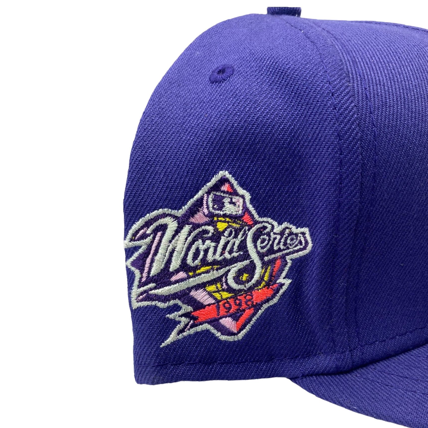 New Era NEW ERA HAT Baseball Cap YANKEES FITTED 7 5/8 Purple Daybreakers UV 1998 Hat Club Exclusive Mens Size ONE SIZE - 4 Thumbnail