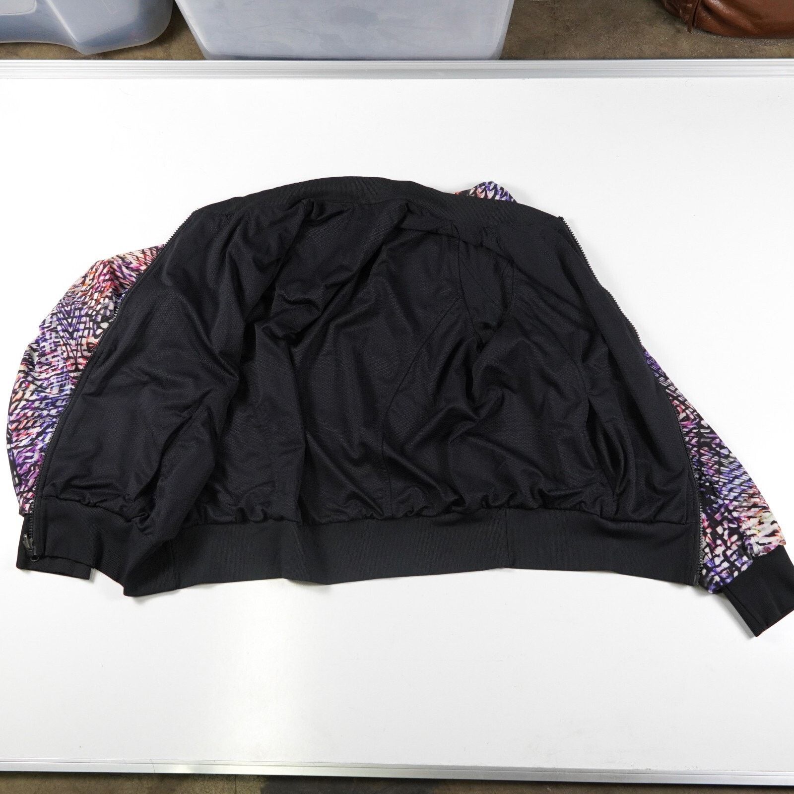 Other Zella Zebra Print Zip Up Windbreaker Coat Jacket Sweater Size L / US 10 / IT 46 - 5 Thumbnail