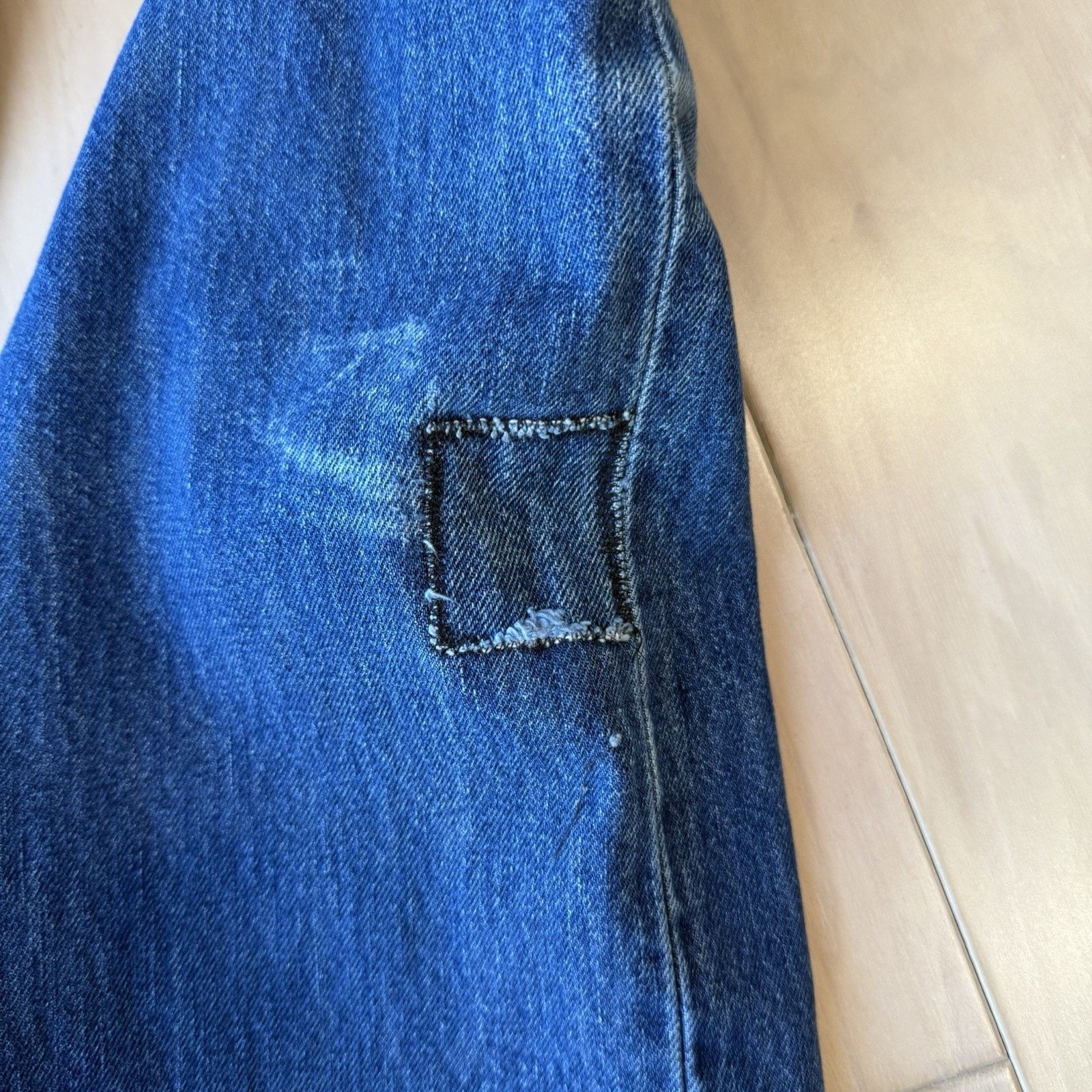 Levi's Vintage Levis 501 Jeans 30 Blue Dark Wash Straight Denim Size US 30 / EU 46 - 10 Thumbnail