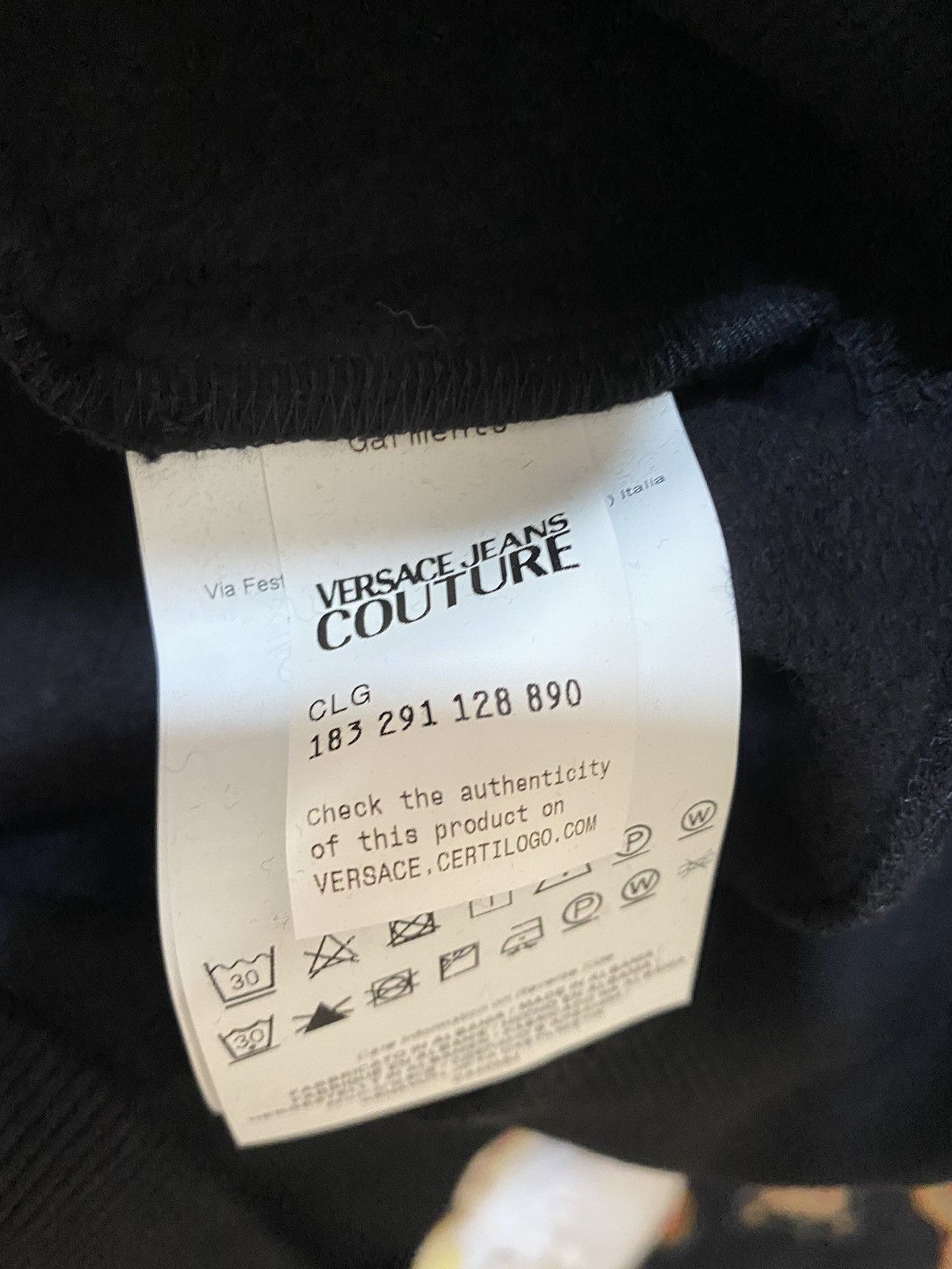 Versace Jeans Couture Versace Jeans Couture Roundneck Sweatshirt, size L, black Size US L / EU 52-54 / 3 - 9 Thumbnail