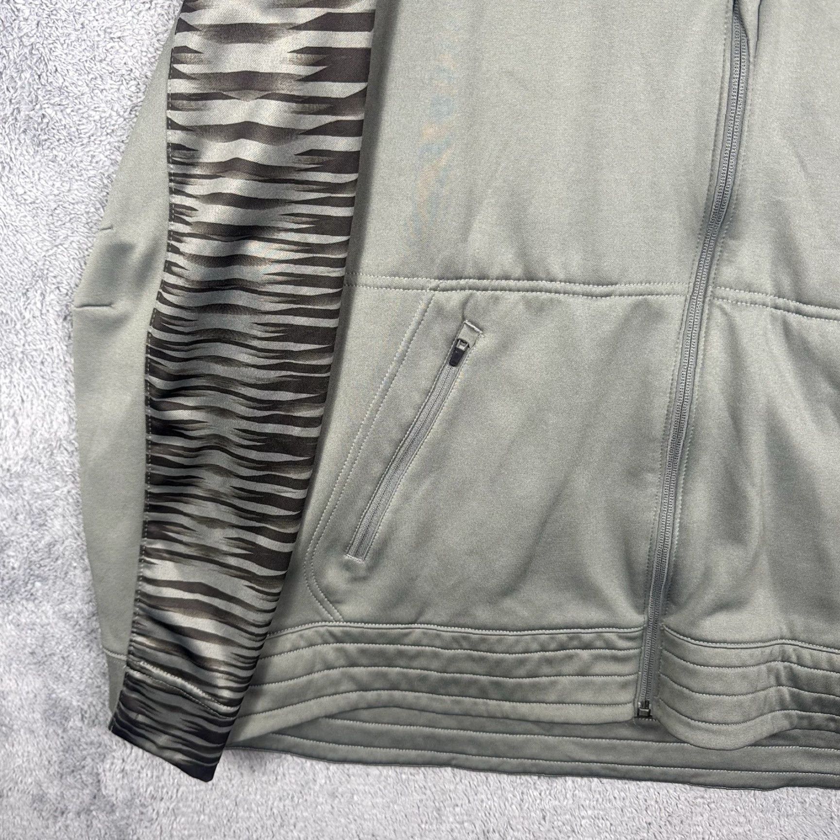 Nike Nike KD Hoodie Mens XL Therma Fit Tiger Camo Full Zip Pockets Tech Size US XL / EU 56 / 4 - 3 Thumbnail