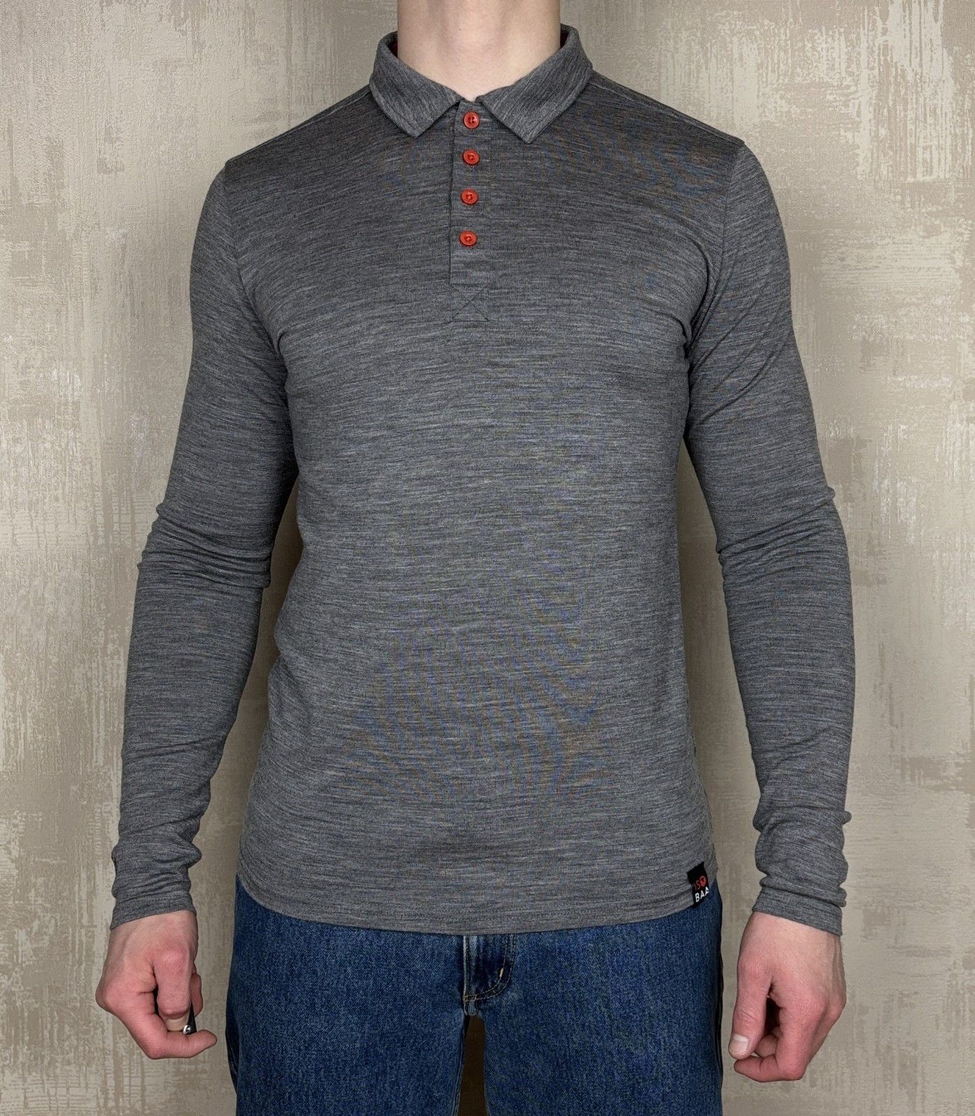 Other Isobaa Merino Wool Long Sleeve Polo Shirt Size US L / EU 52-54 / 3 - 2 Thumbnail