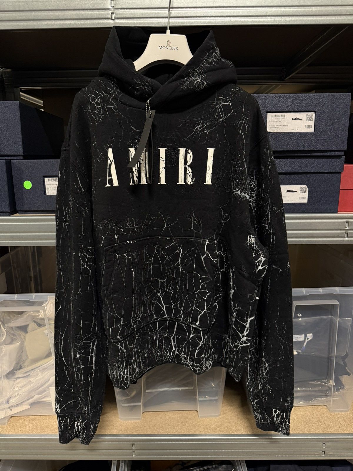 Amiri Amiri Cracked Core Logo Hoodie NEW 1150$ Size US L / EU 52-54 / 3 - 1 Thumbnail