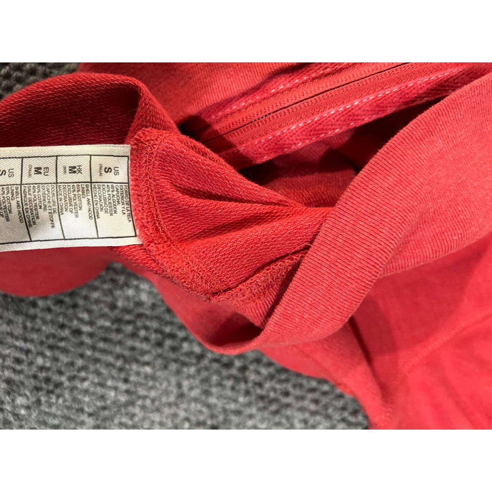 Disney Disney Mickey Mouse hoodie Womens Small S Hooded Embroidered Red Cotton Polyester Pullover Casual Size S / US 4 / IT 40 - 6 Thumbnail