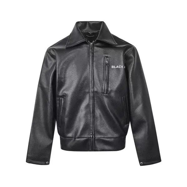VIBE Vintage Street Punk Aged PU Leather Jacket Coat Size US M / EU 48-50 / 2 - 6 Thumbnail