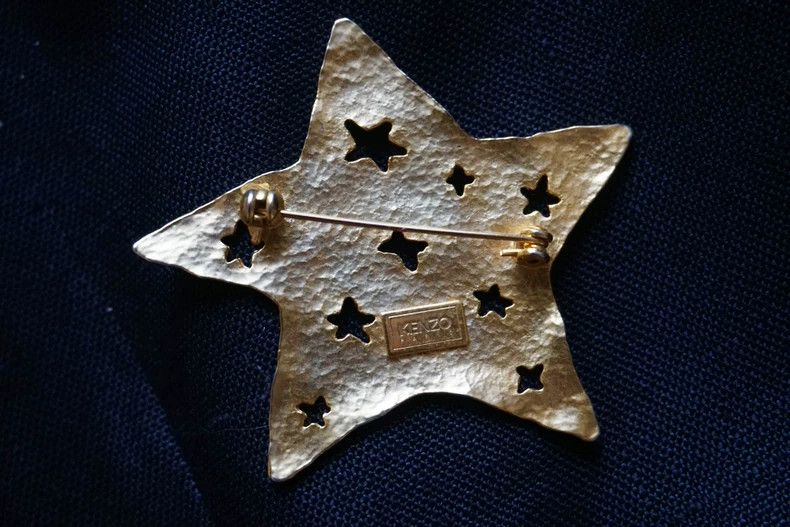 Kenzo KENZO Luo Kong Star and Moon brass brooch Size ONE SIZE - 3 Thumbnail