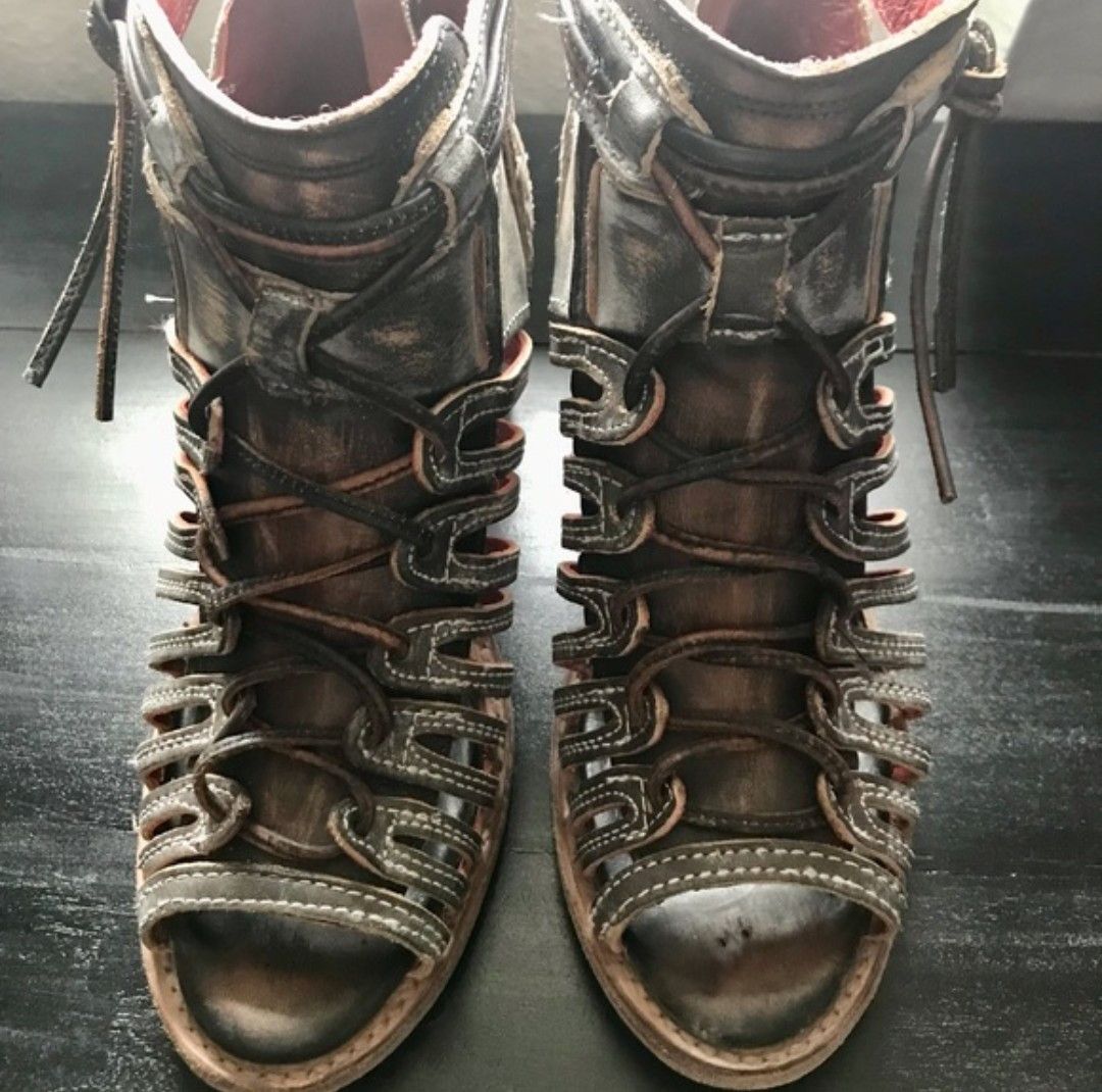 FREEBIRD Freebird by Steven Wazee Ice Sandals Booties Sz 6 Size US 6 / IT 36 - 1 Thumbnail