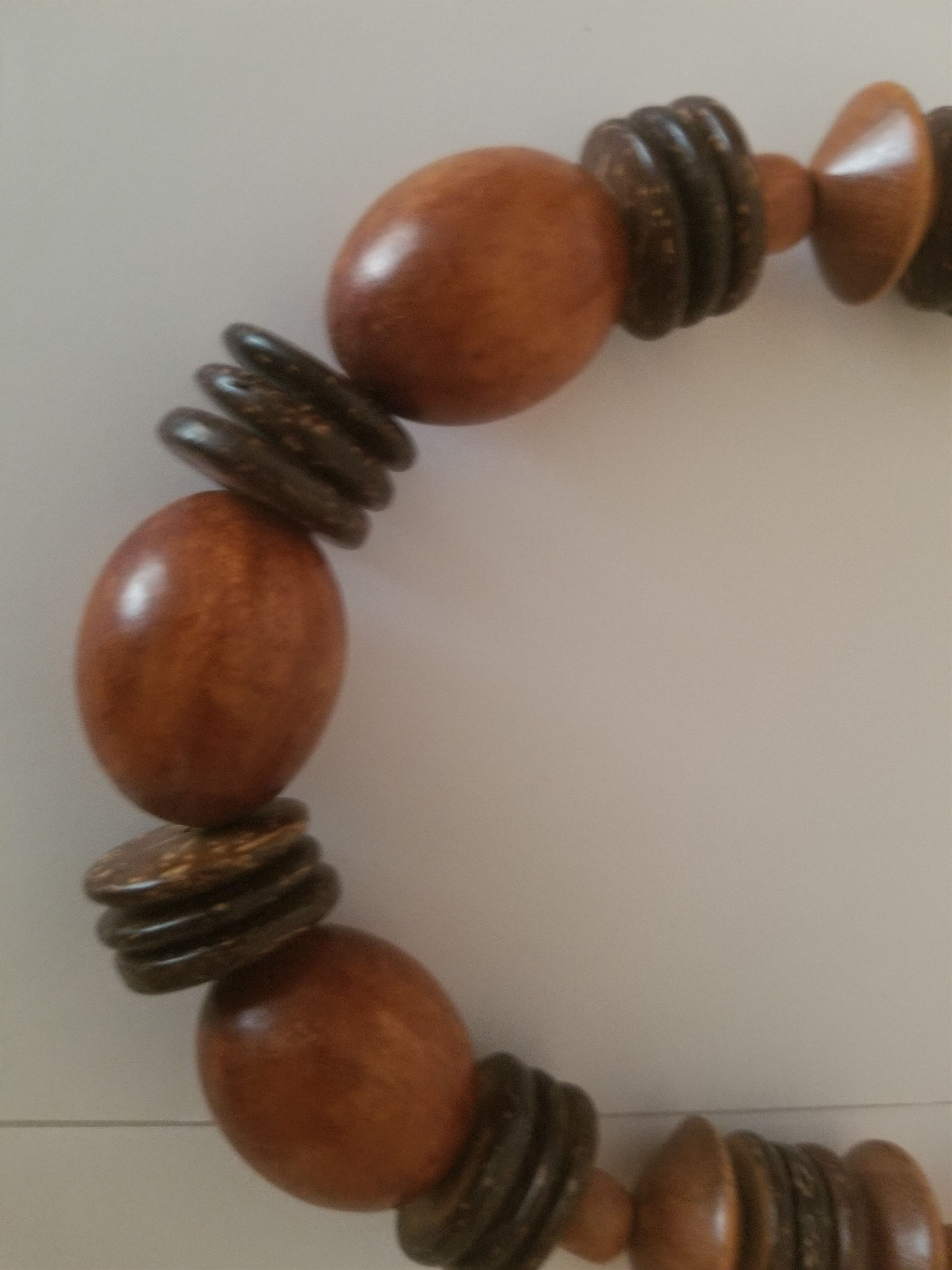 Other African Tribal Necklace Wood Beads JEWLERY Size ONE SIZE - 3 Thumbnail