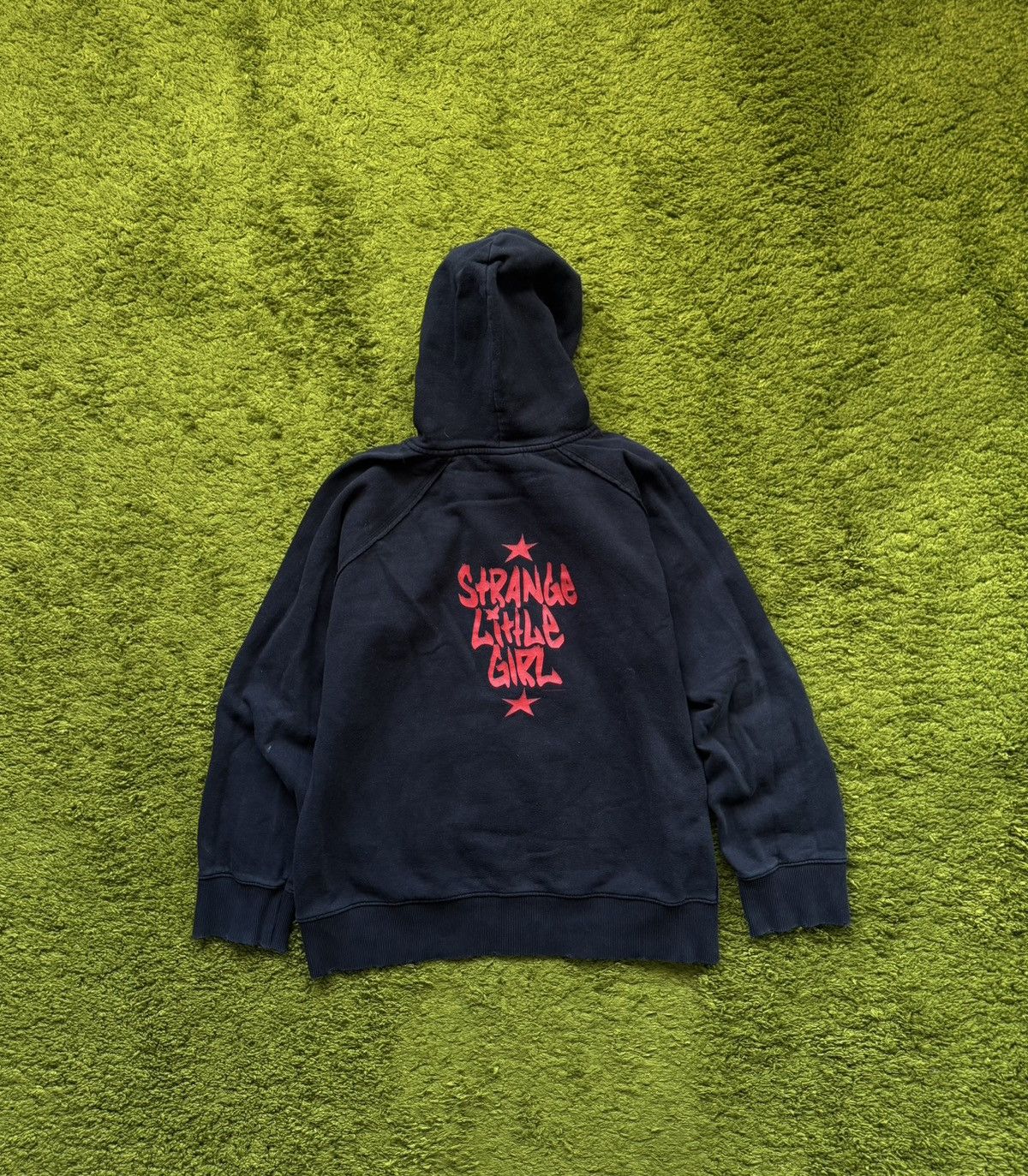 Band Tees Strange Little Girl 2000s vintage Y2K gothic emo hoodie Size US XL / EU 56 / 4 - 2 Thumbnail