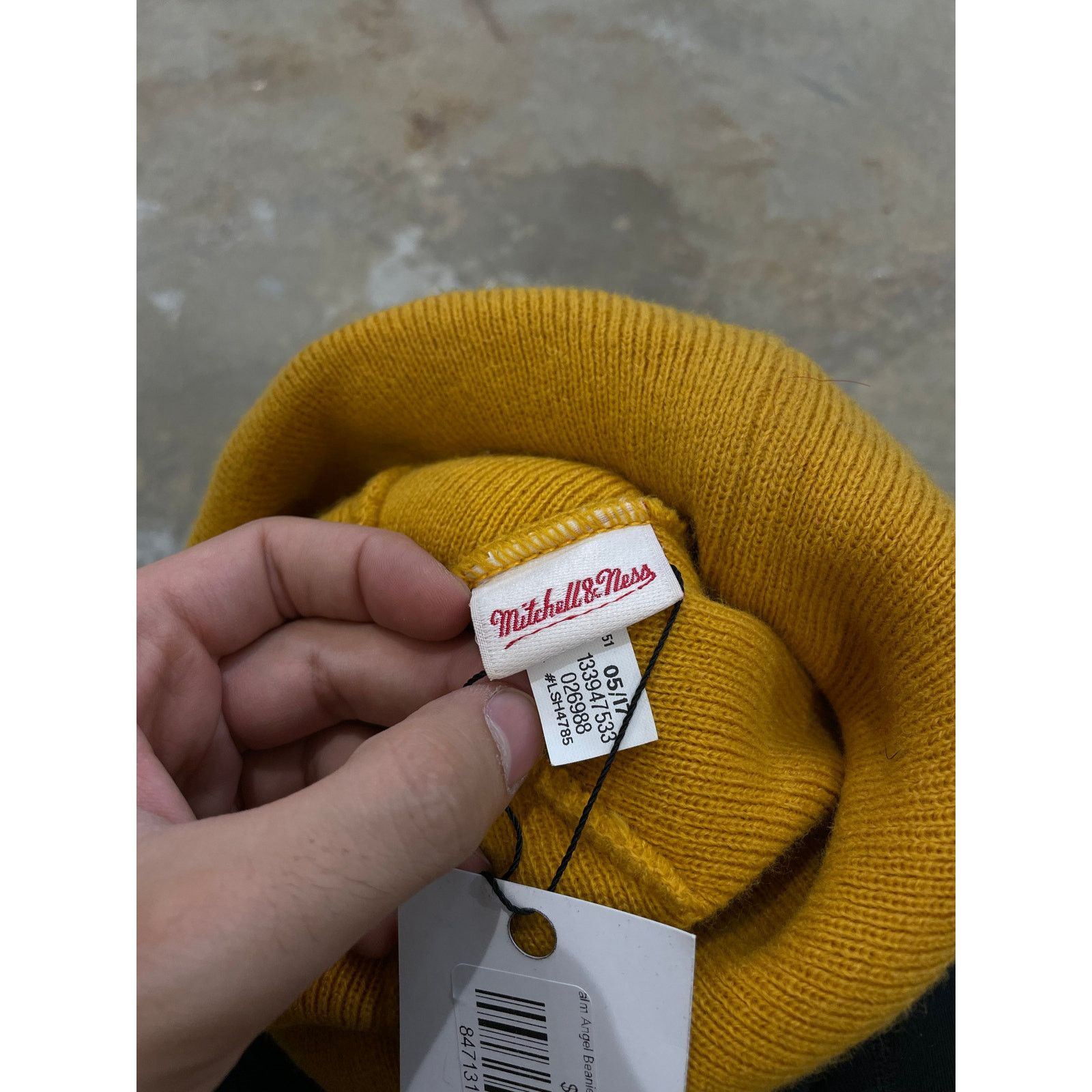 Palm Angels Palm Angel Beanie Green / Yellow OS Used Size ONE SIZE - 6 Thumbnail