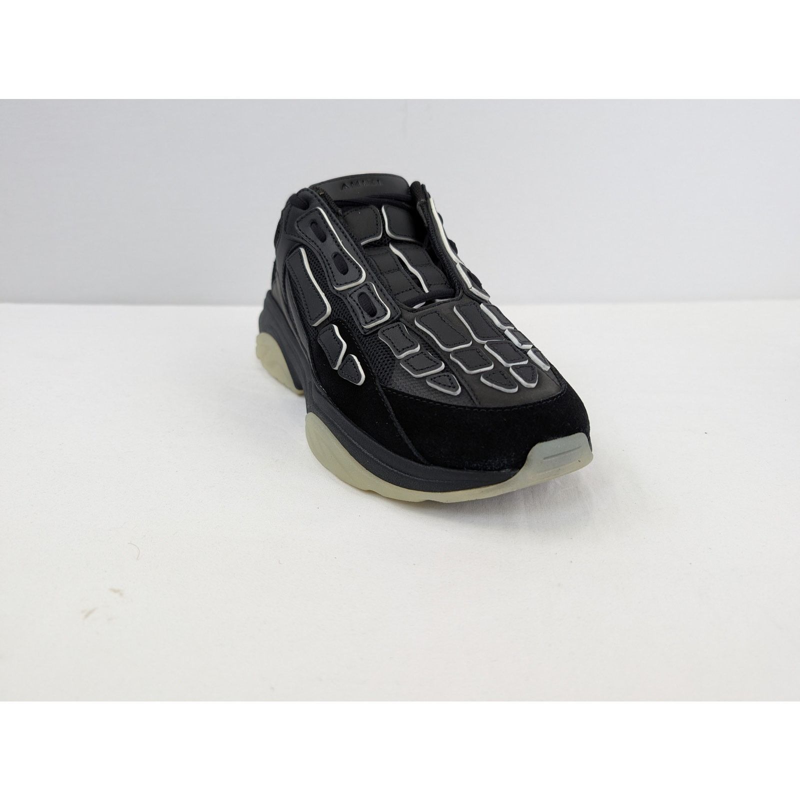 Amiri o1rshd1 Bone Runner Sneakers in Black Size US 13 / EU 46 - 2 Thumbnail