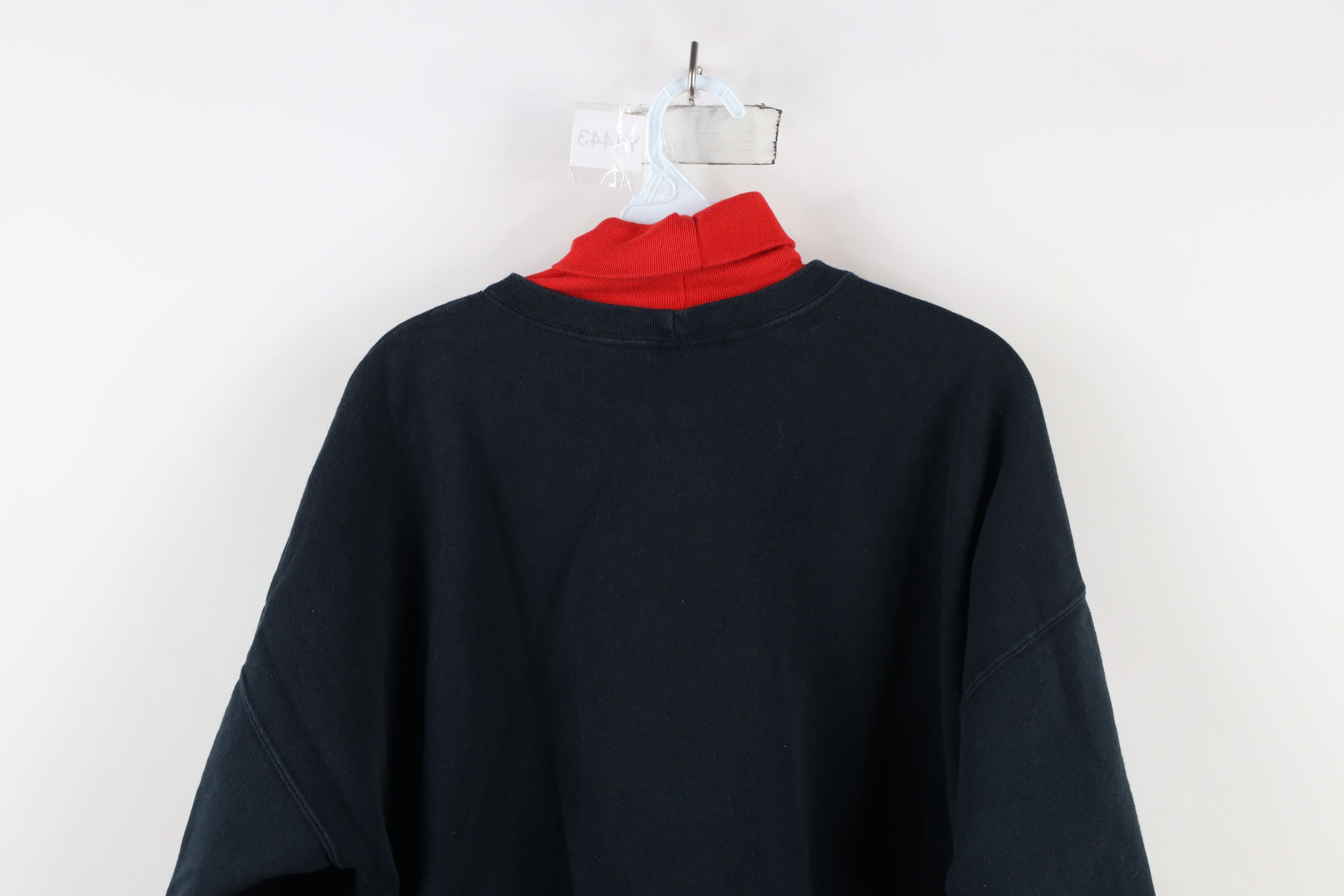 Vintage Vintage 90s Art Unlimited All Print Turtleneck Sweatshirt Size L / US 10 / IT 46 - 12 Thumbnail