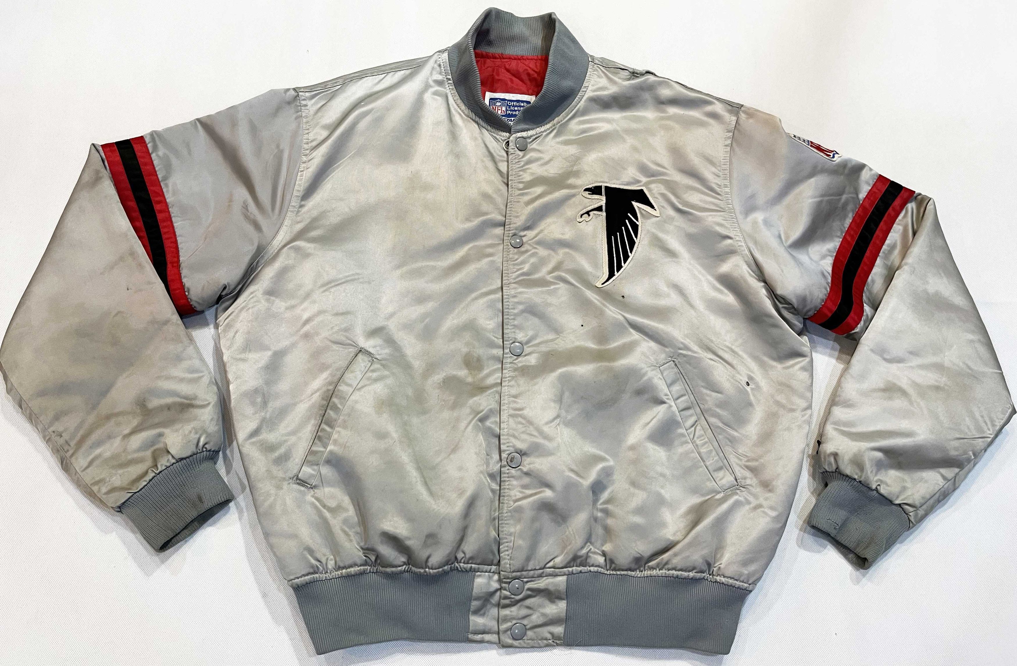 Vintage Starter NFL Atlanta Falcons Satin Bomber Jacket