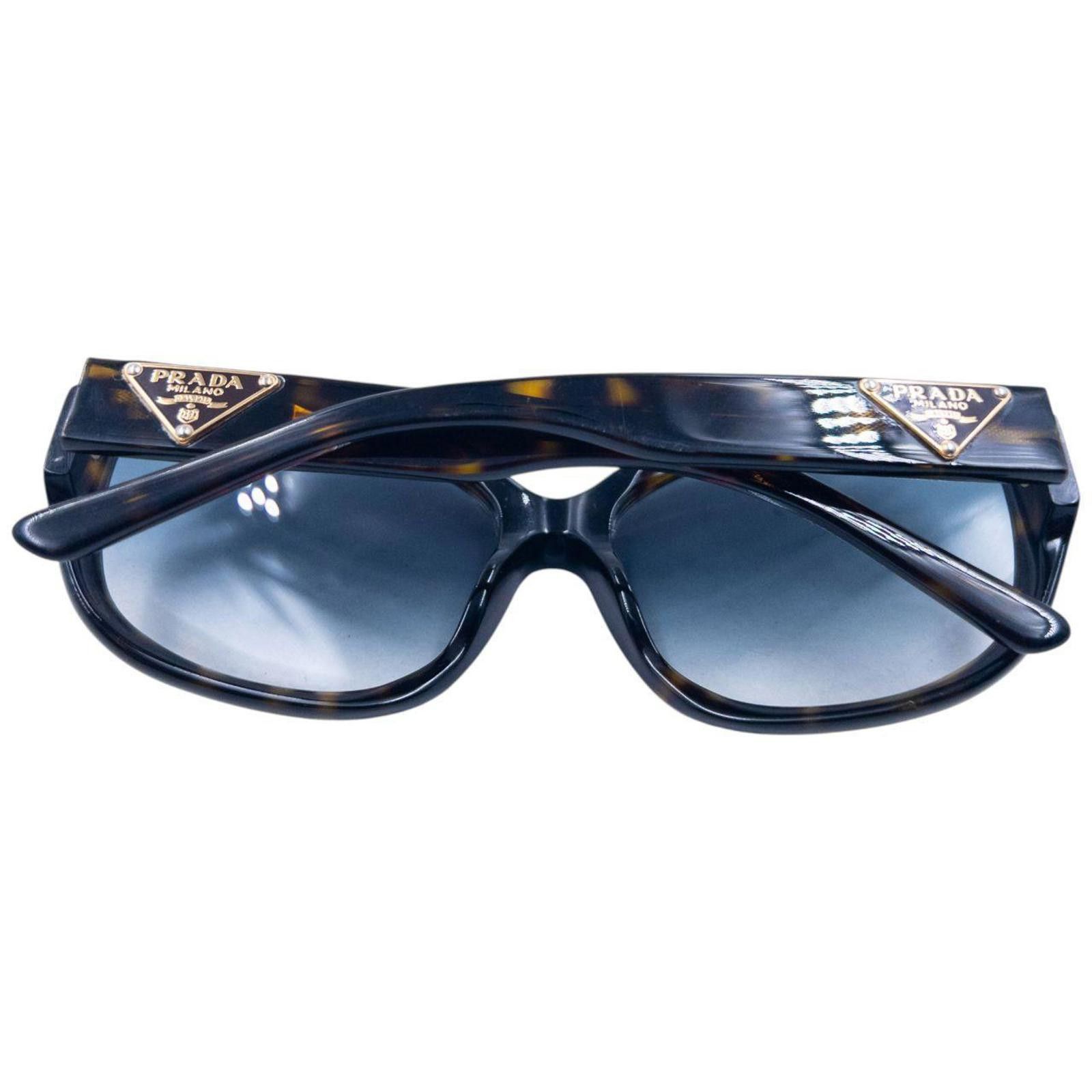 Prada Vintage Prada Tortoise Shell Sunglasses Size ONE SIZE - 8 Thumbnail