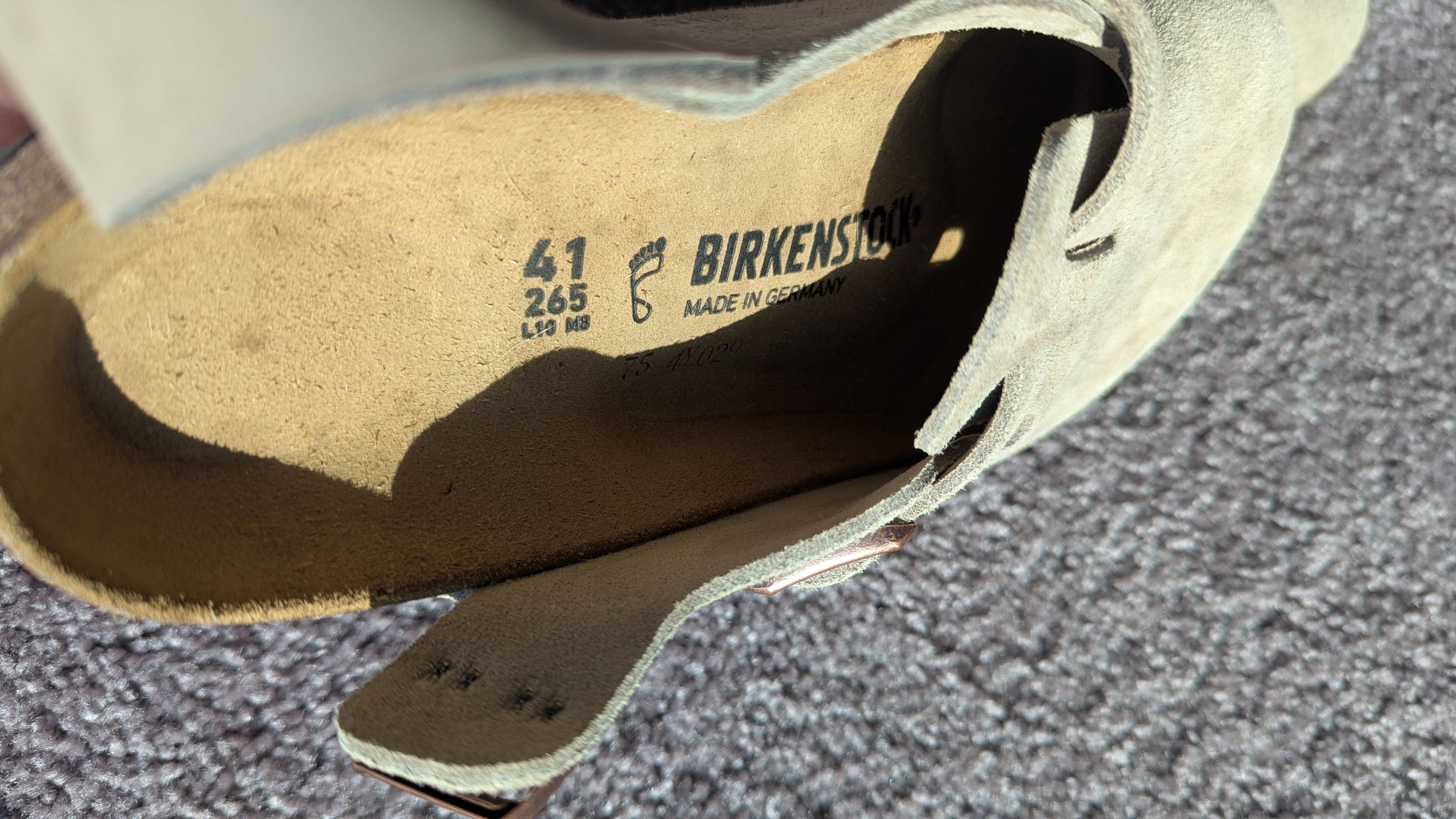 Birkenstock Tokio - Suede Leather Size US 8 / EU 41 - 4 Thumbnail