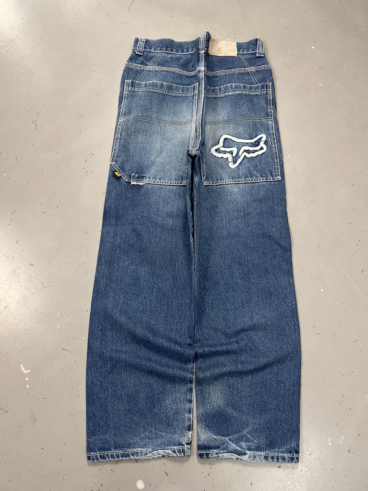 Fox Racing × Vintage Vintage Y2K fox Racing big pocket denim Size US 30 / EU 46 - 1 Thumbnail