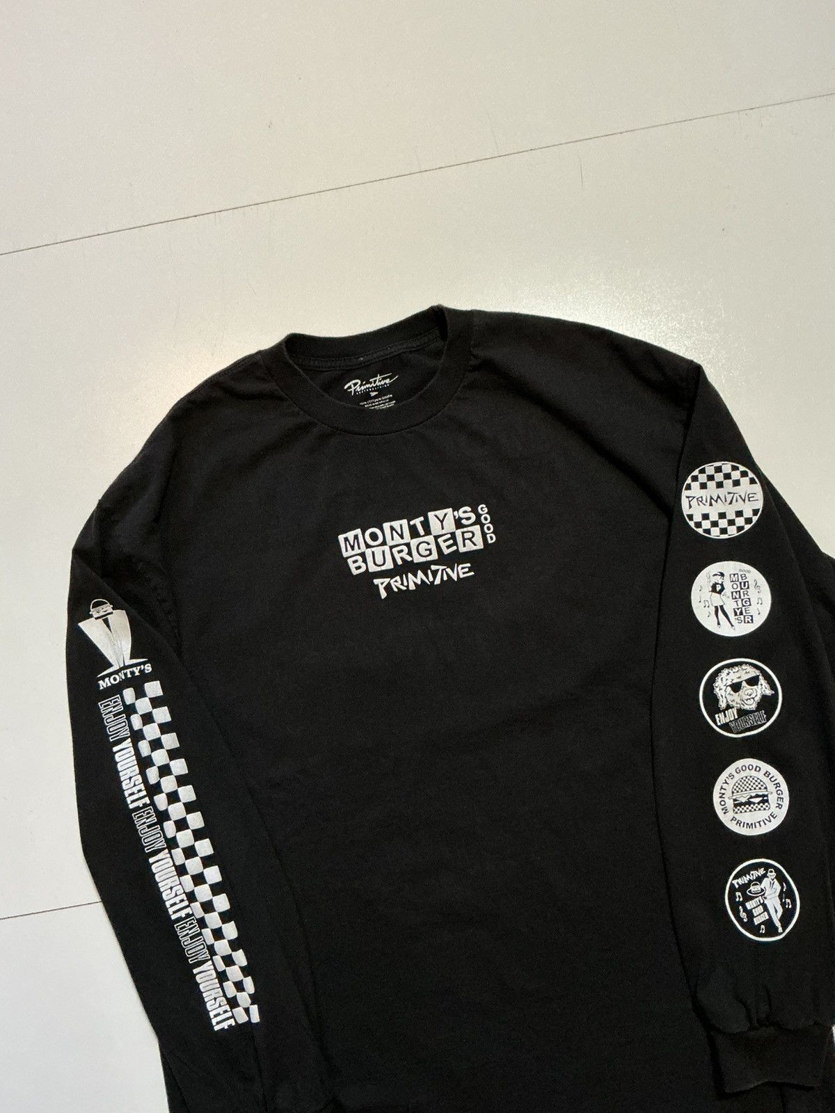 Primitive Primitive Skateboarding X Monty's Good Burger L/S T-Shirt Size US XXL / EU 58 / 5 - 4 Thumbnail
