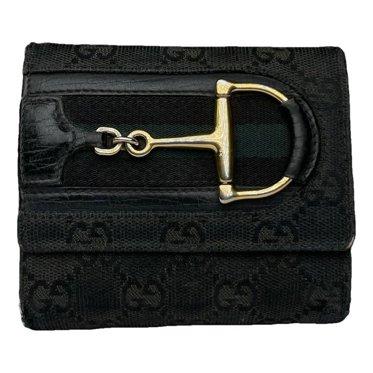 Gucci Horsebit 1955 Black Leather Wallet Size ONE SIZE - 1 Thumbnail