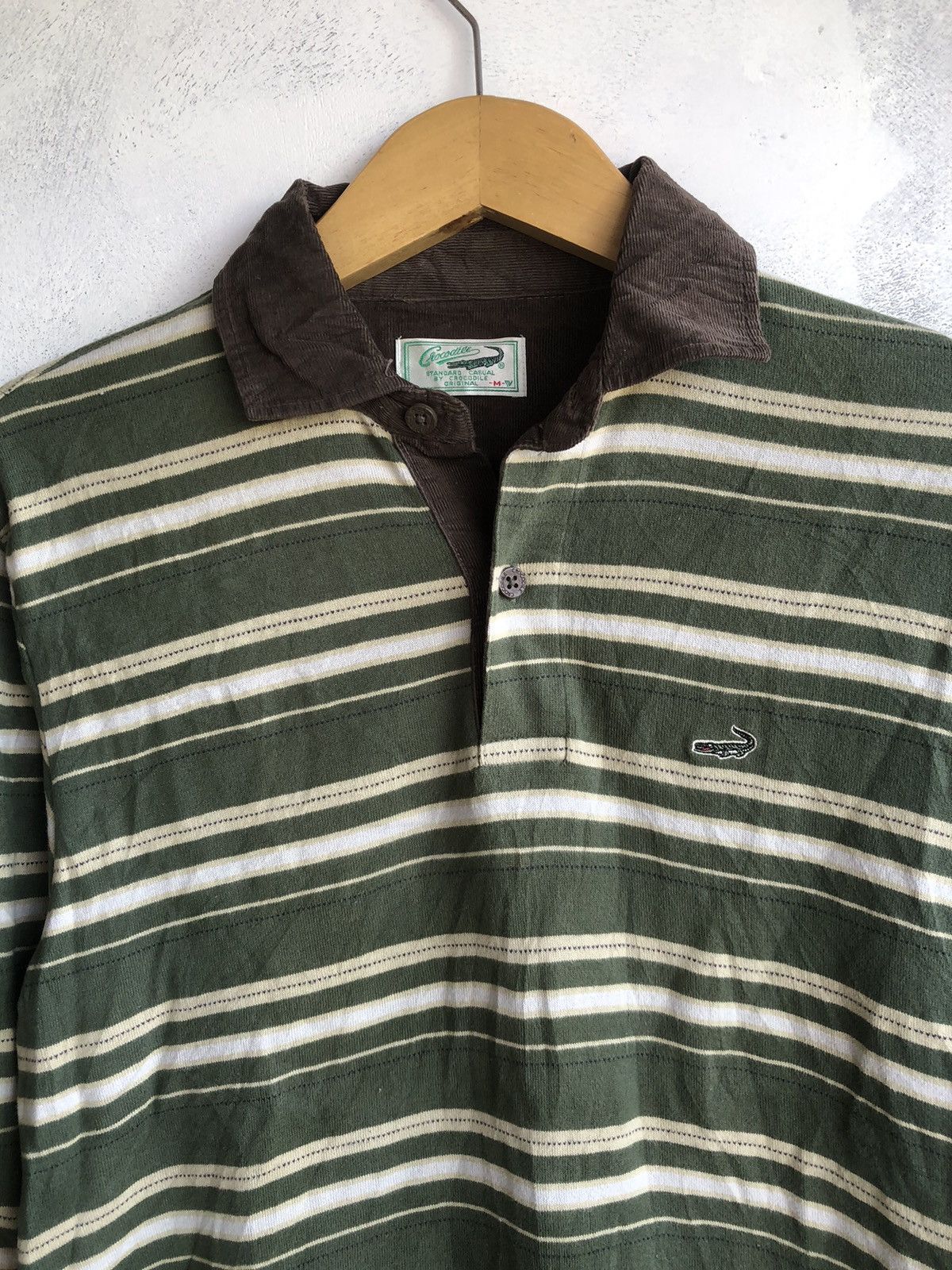 Beauty Beast Japanese Stripe y2k longsleeve Crocodile Rock Punk Style Size US M / EU 48-50 / 2 - 5 Thumbnail