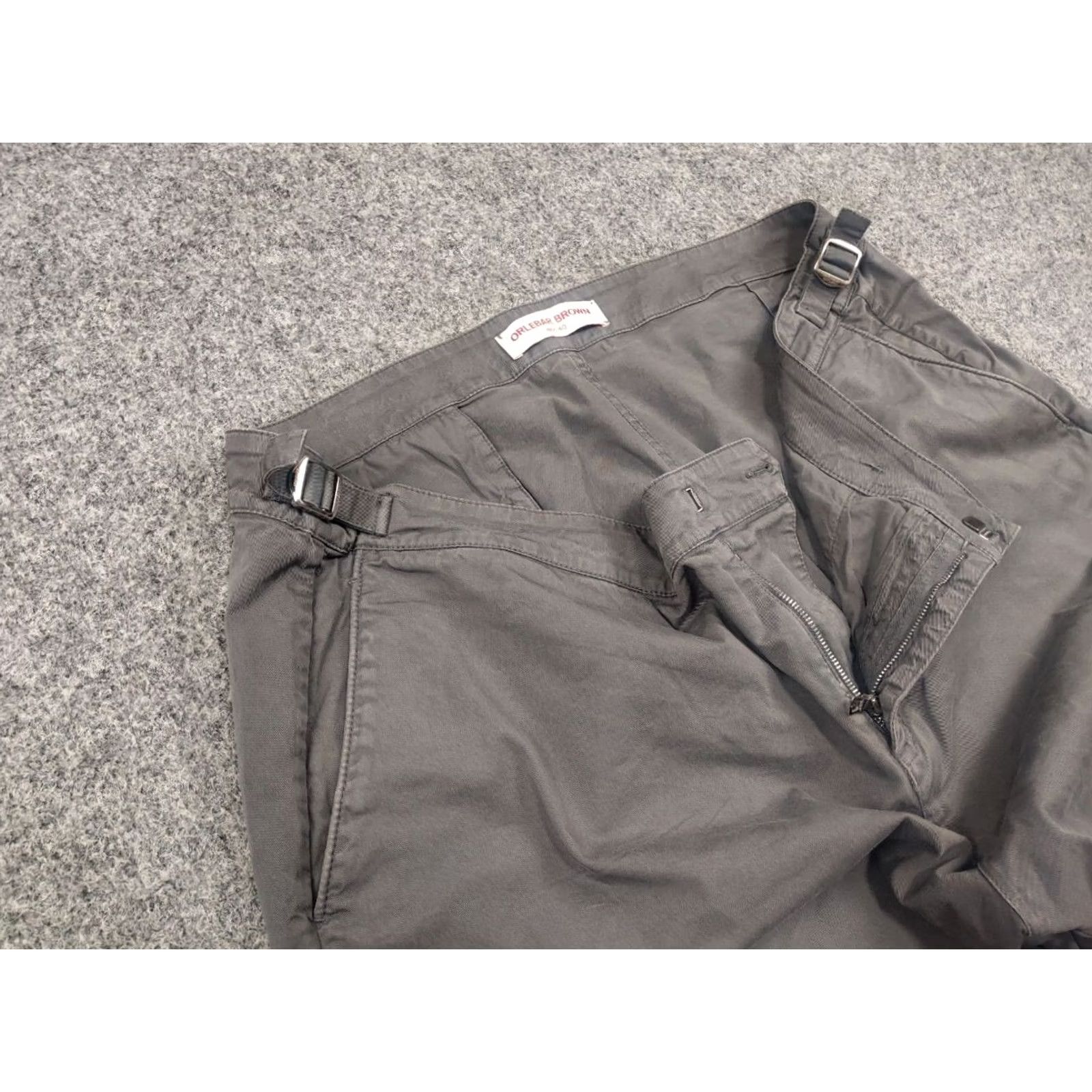 Orlebar Brown Orlebar Brown Design Cotton blend gray Bulldog Twill Pocket Minimalistic Shorts Size US 36 / EU 52 - 5 Thumbnail