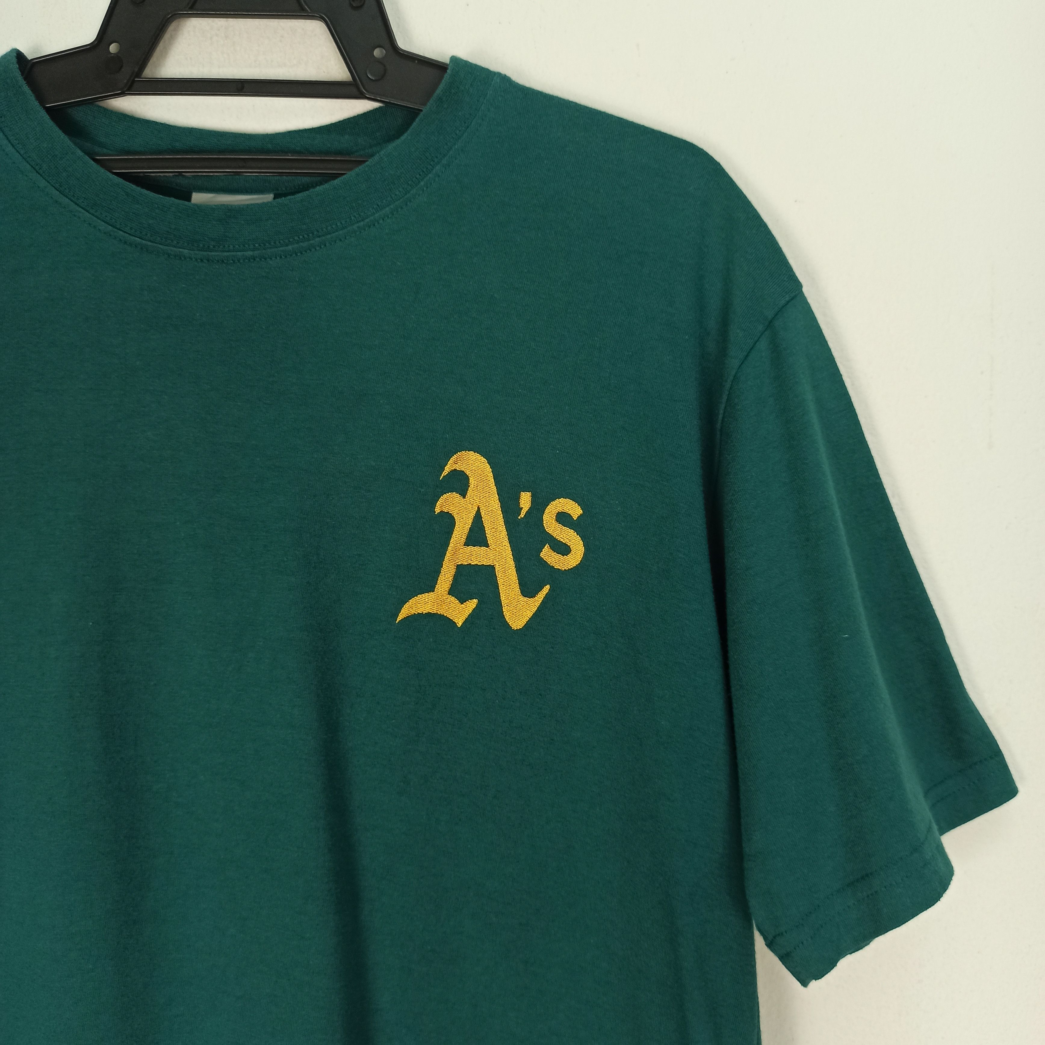 MLB Rare Oakland Tthletics Tshirt Green MLB Size US M / EU 48-50 / 2 - 2 Thumbnail