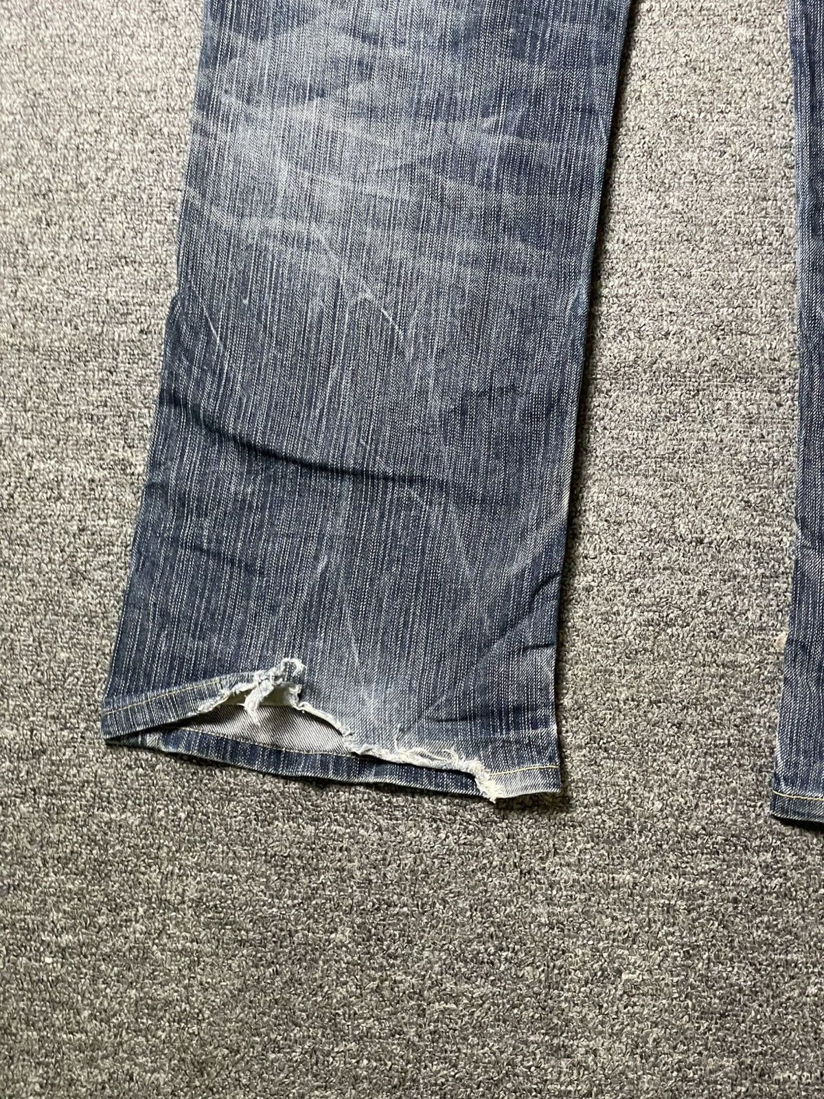 Edwin × Vintage EDWIN x BLUE TRIP Distressed Denim Jeans (93) Size US 35 - 11 Thumbnail