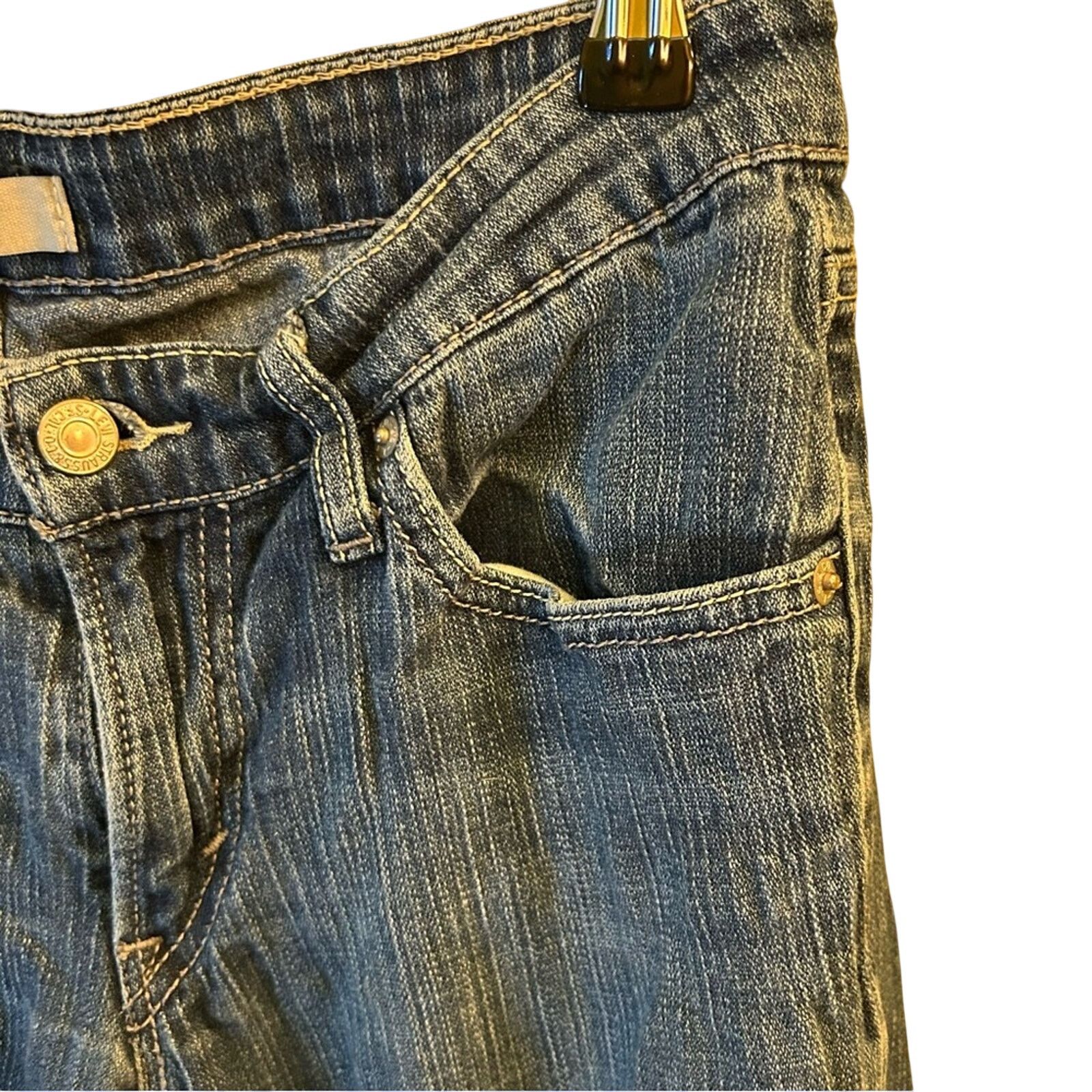 Levi's Levi's 518 Super Low Rise Boot Cut Jeans Size 9 Y2K Medium Size 30" / US 8 / IT 44 - 13 Thumbnail